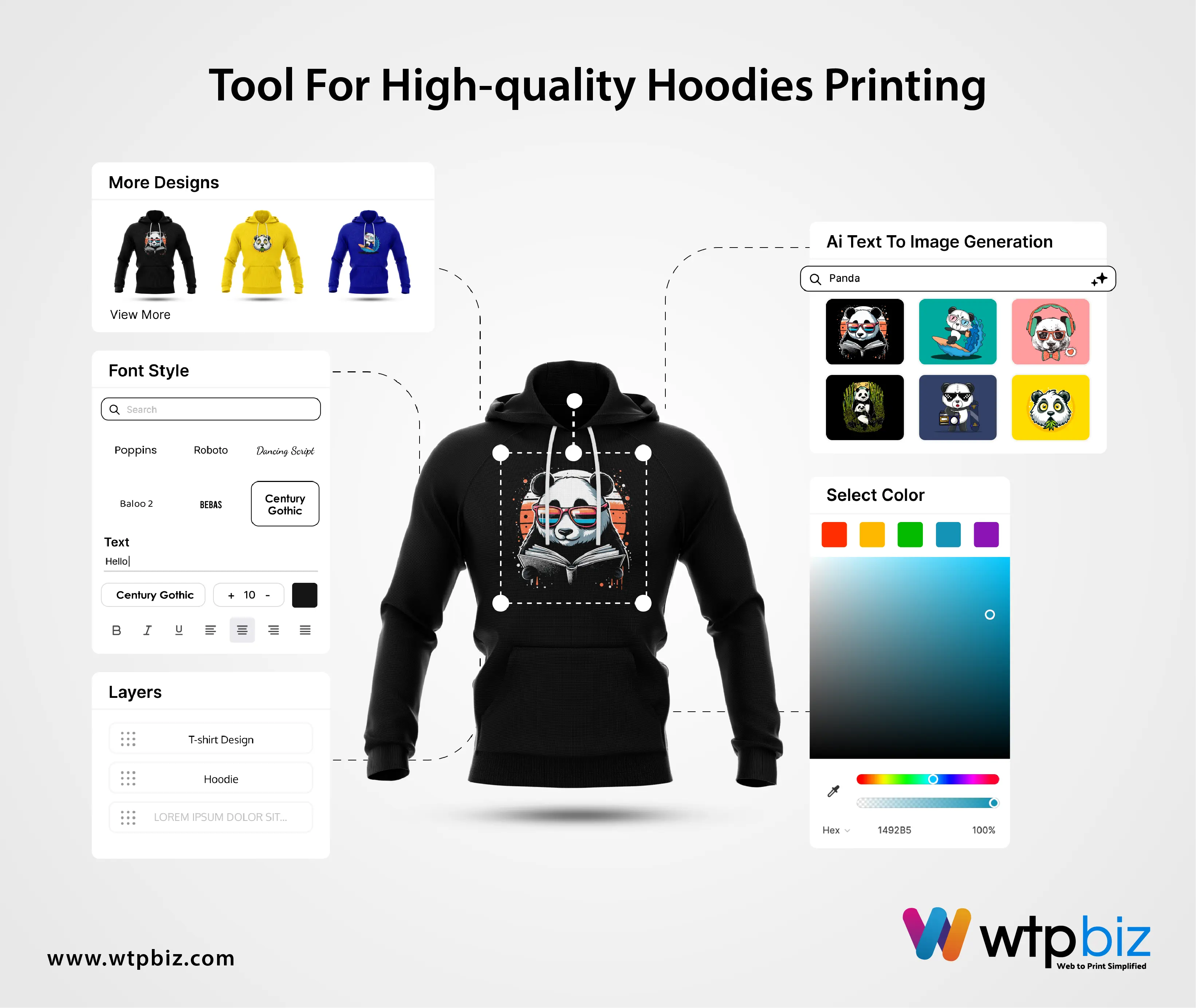 Hoodie Printing Mockup