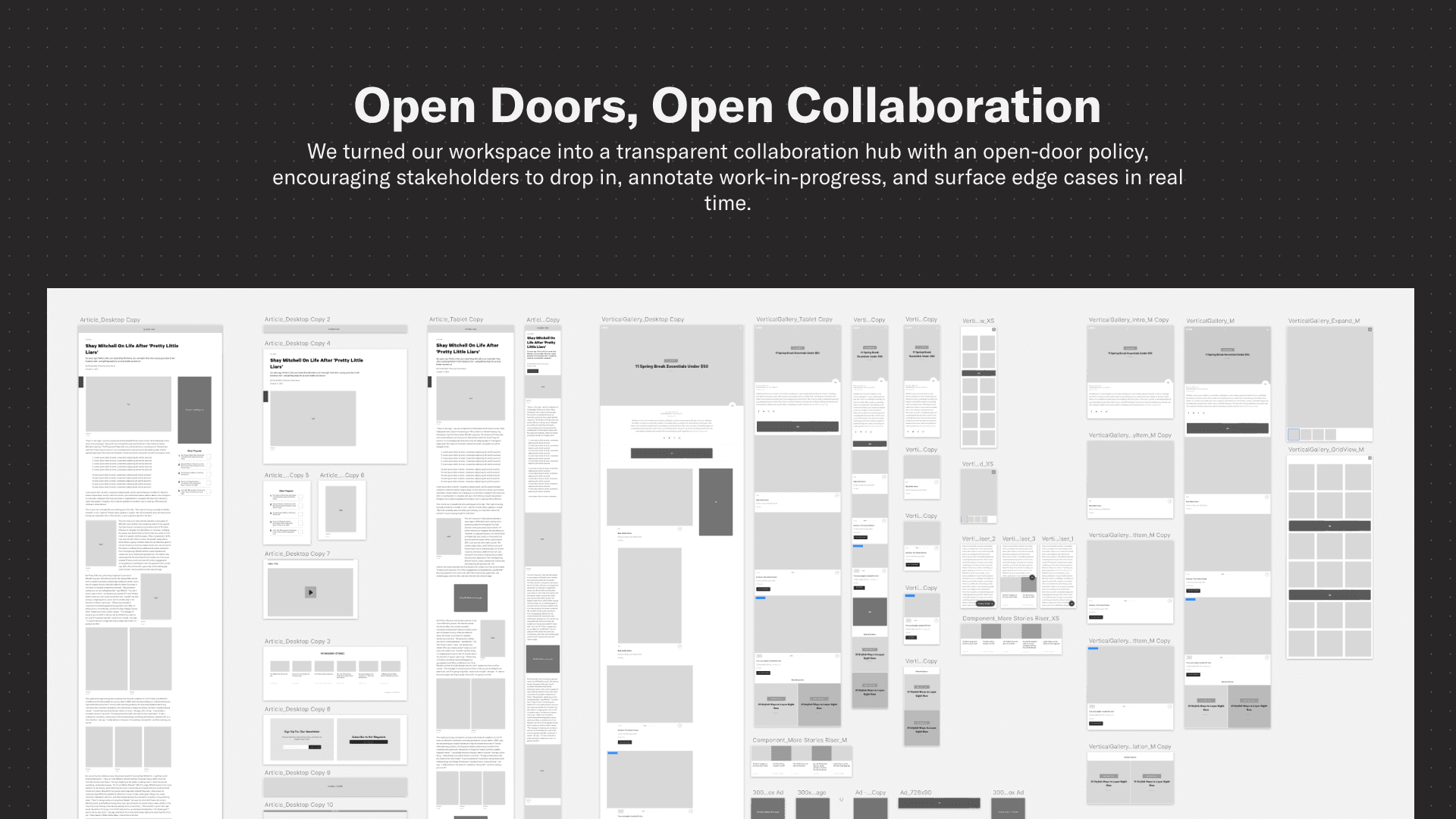 Conde Nast – Open Doors, Open Collaboration