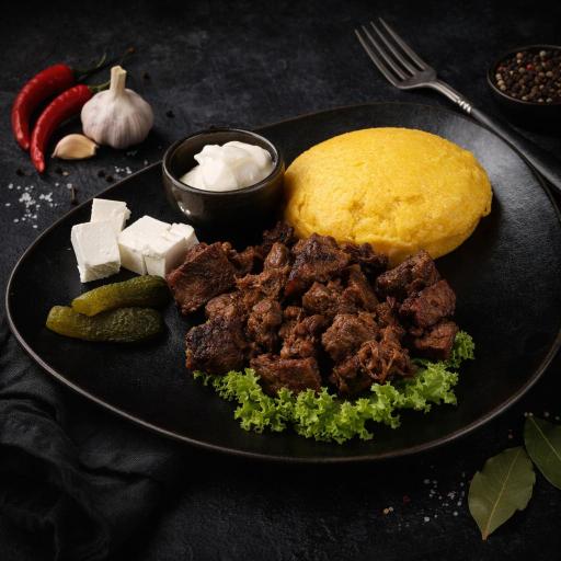 a white plate topped with meat covered in sauce