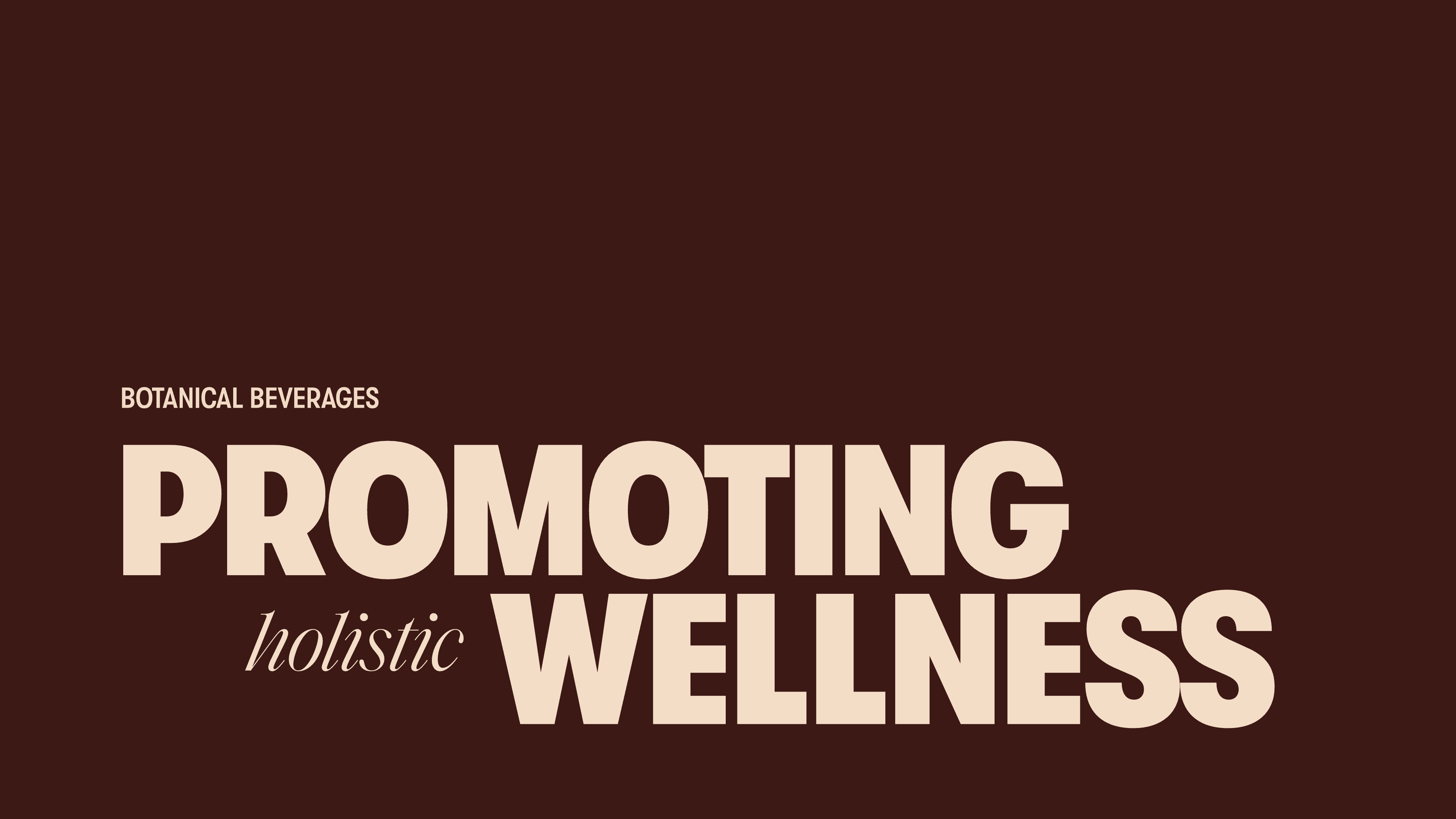 Trendy typography for Juthoor’s botanical beverages promoting holistic wellness, designed by The Tomorrow Agenc