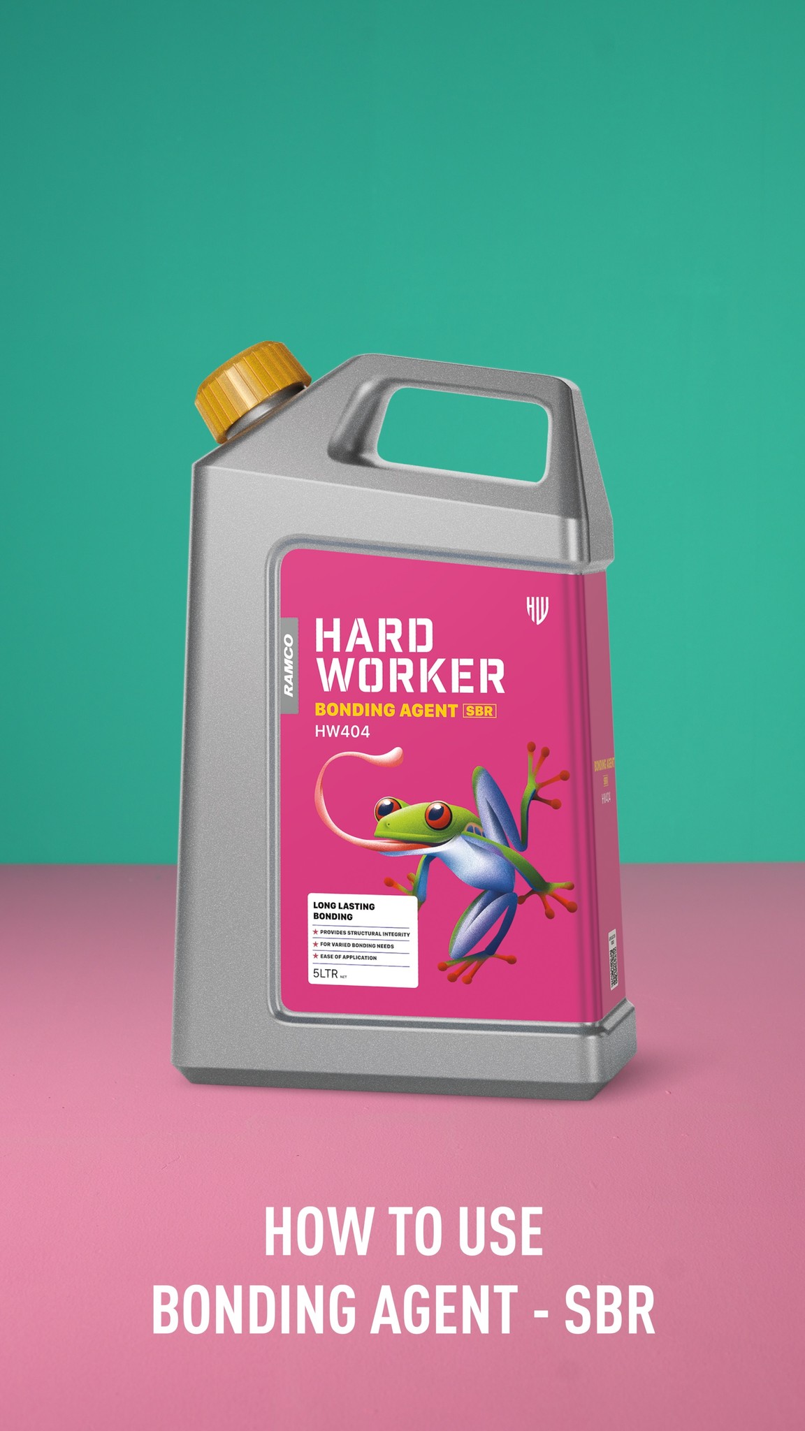 How to use Hard Worker Bonding Agent SBR for bonding applications in masonry and concrete. Performance enhancer for repair mortar