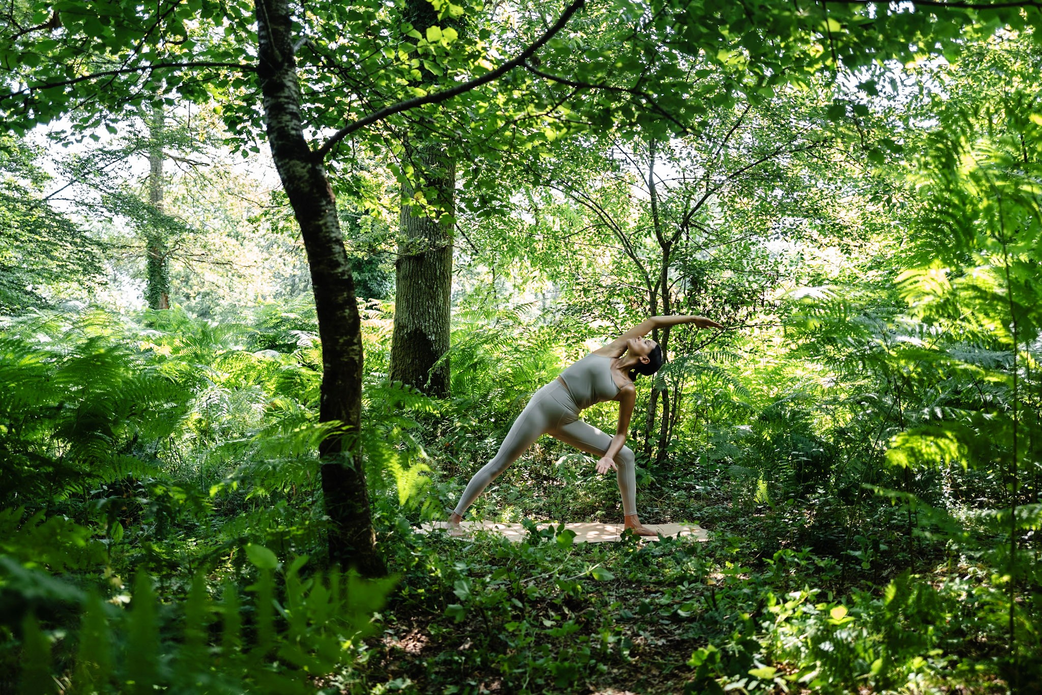 Yoga at Les Bordes Estate