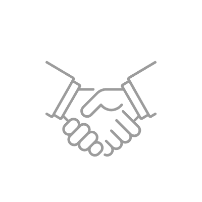 Builder Partnership icon, providing access to elite developers for VIP and early access deals on curated properties.