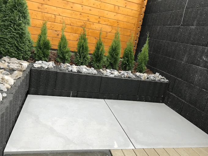 Beautiful landscaped garden with greenery and outdoor design elements.