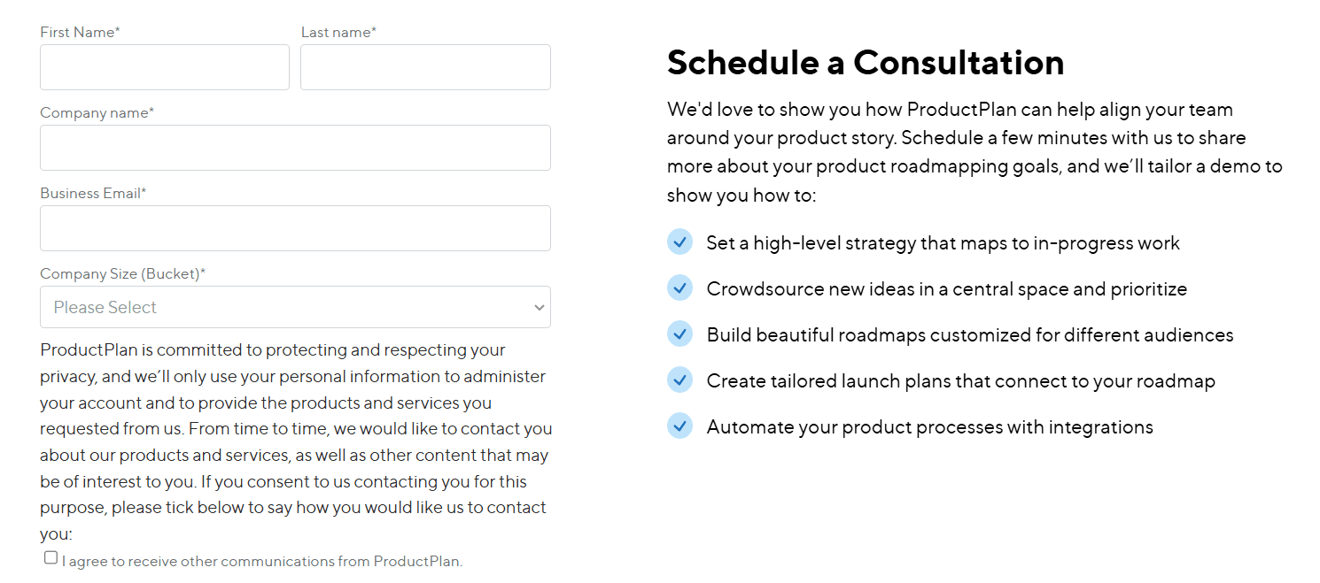 productplan pricing