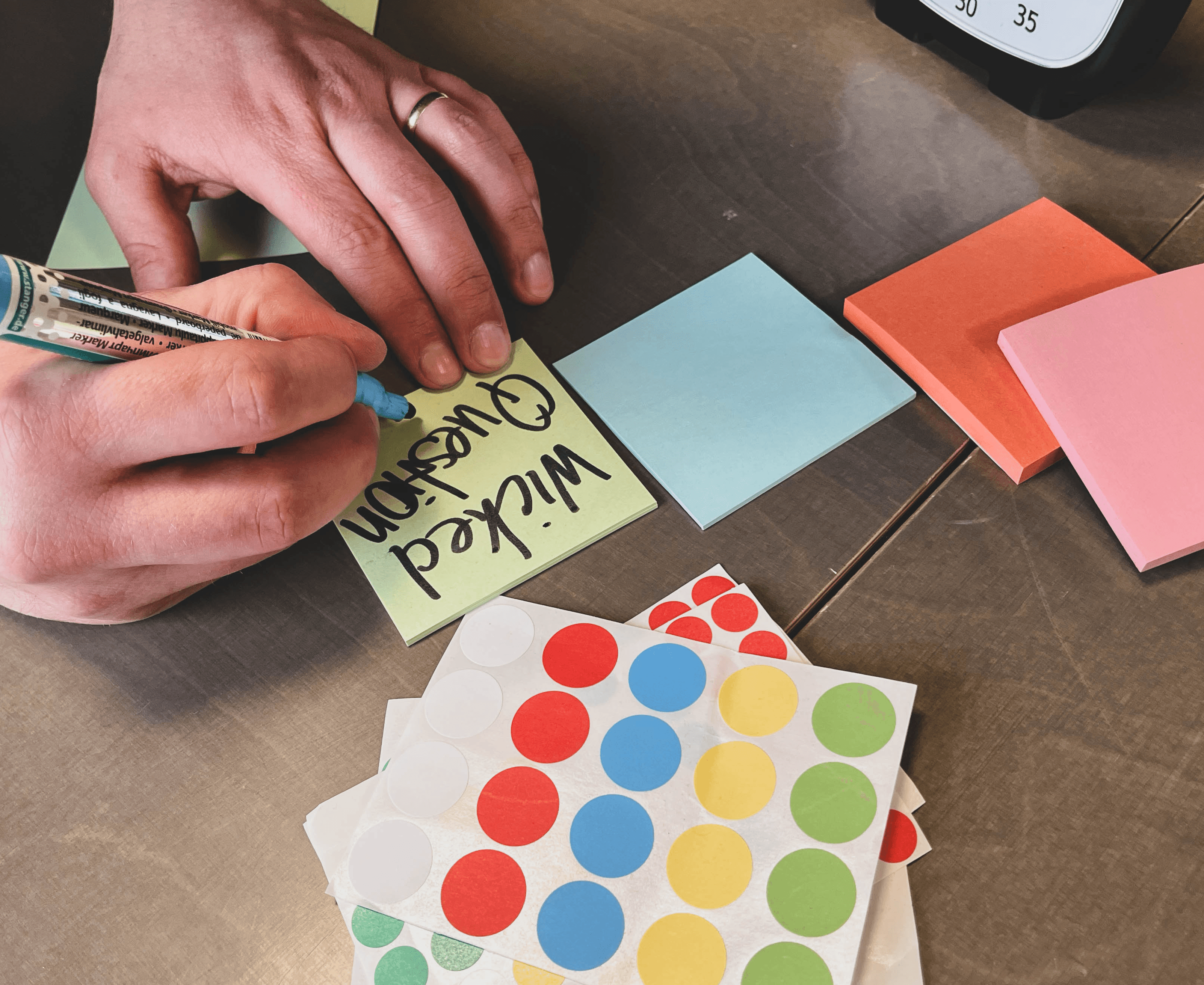 Mediation in Hamburg auf Post its Wicked Question