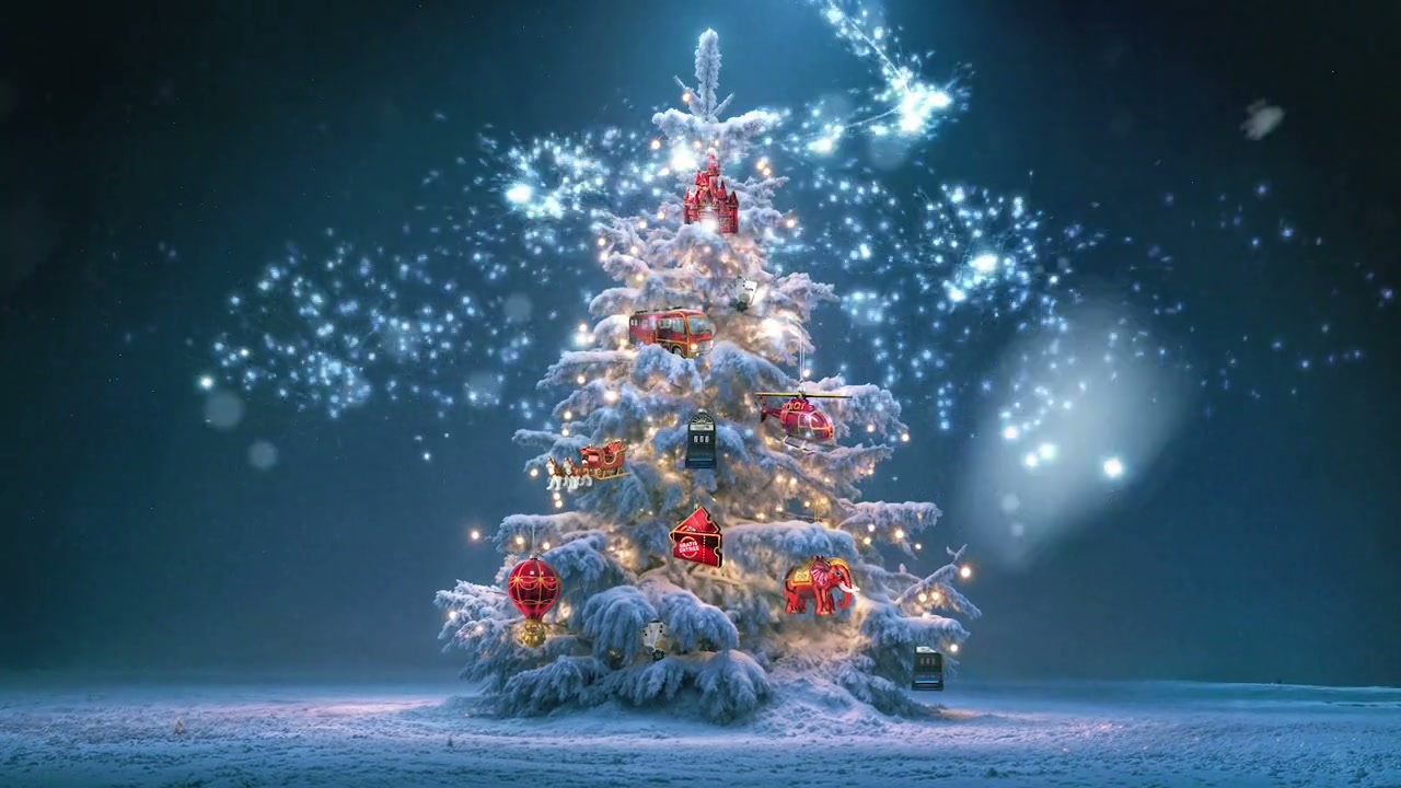 Christmas Magic — the prize tree in motion