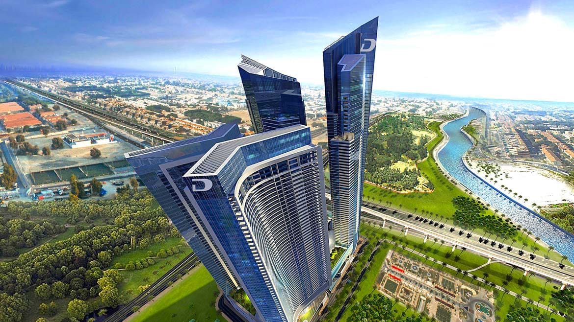 High-angle view of Aykon City architecture. Real estate consultants specializing in luxury tower acquisitions.
