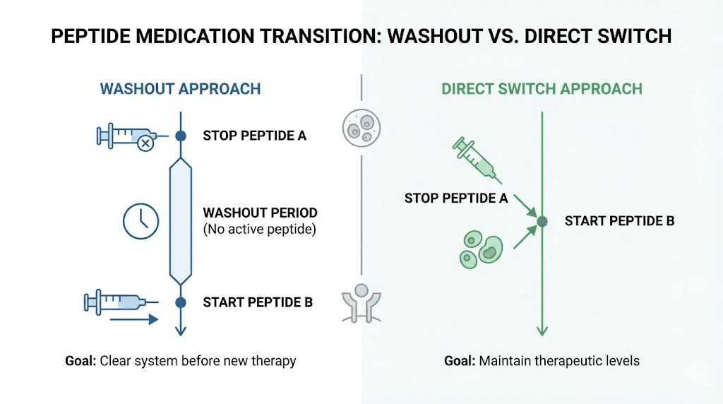 Washout period vs direct switch comparison for tirzepatide to retatrutide transition