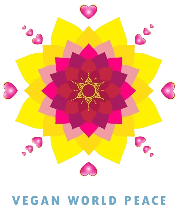 vegan world peace logo