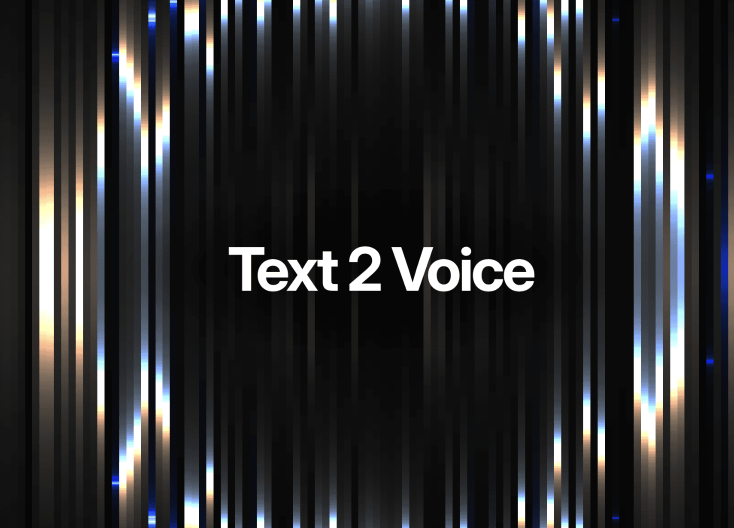 FREE Open source repository to generate text to voice.