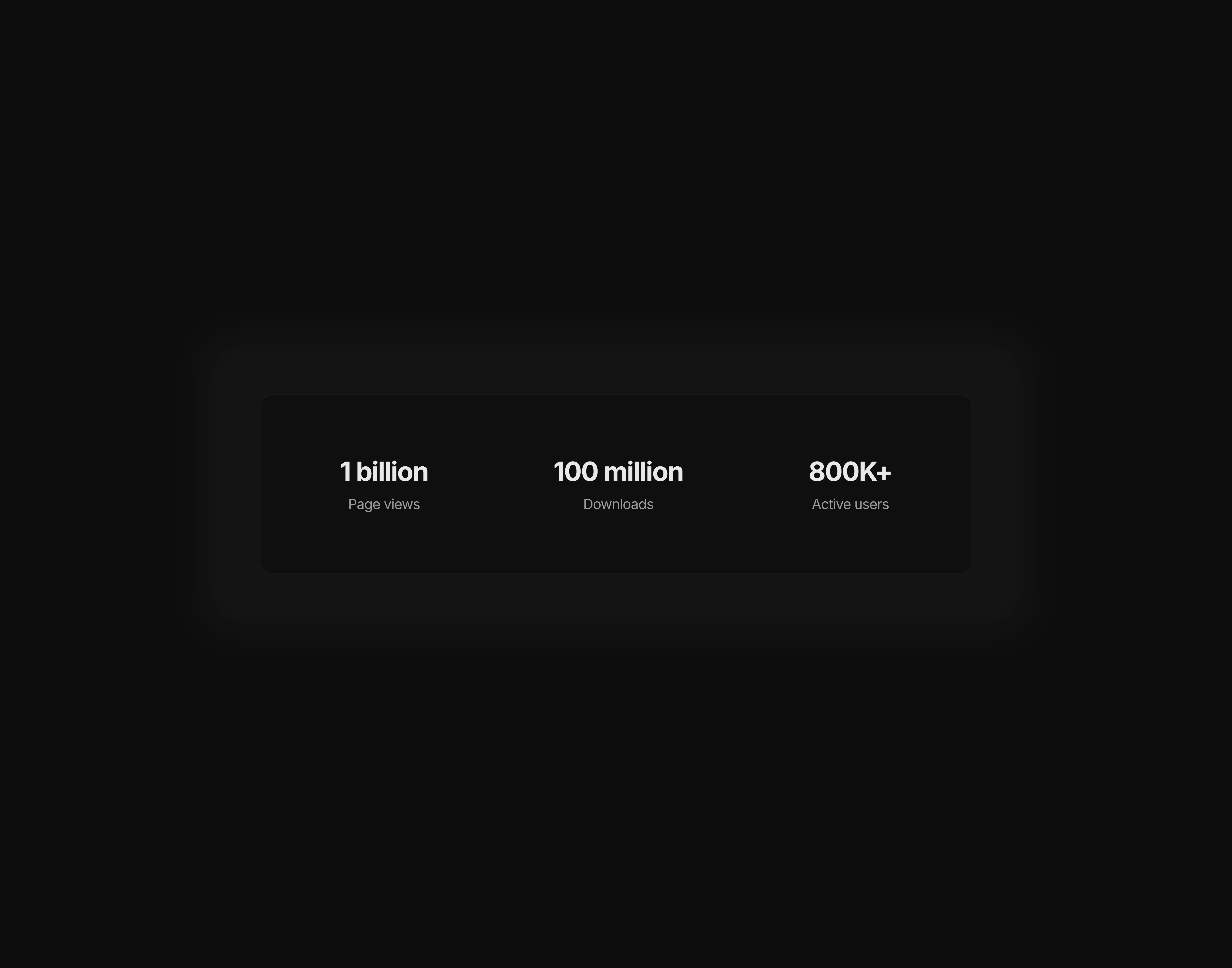 Hero section in dark theme with a dashboard illustration that optimized for tablet devices