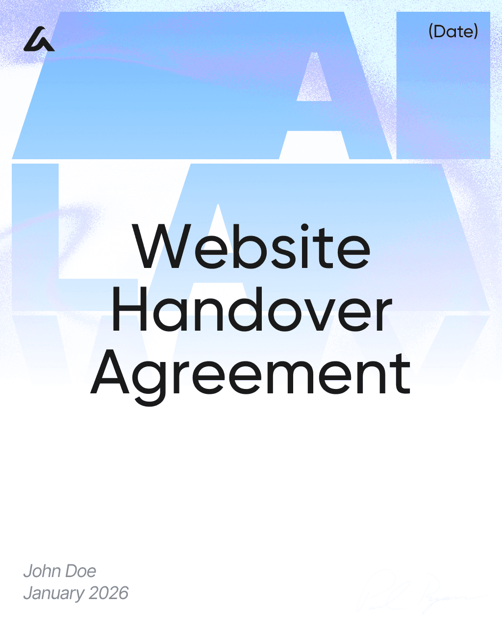 Website Handover Agreement