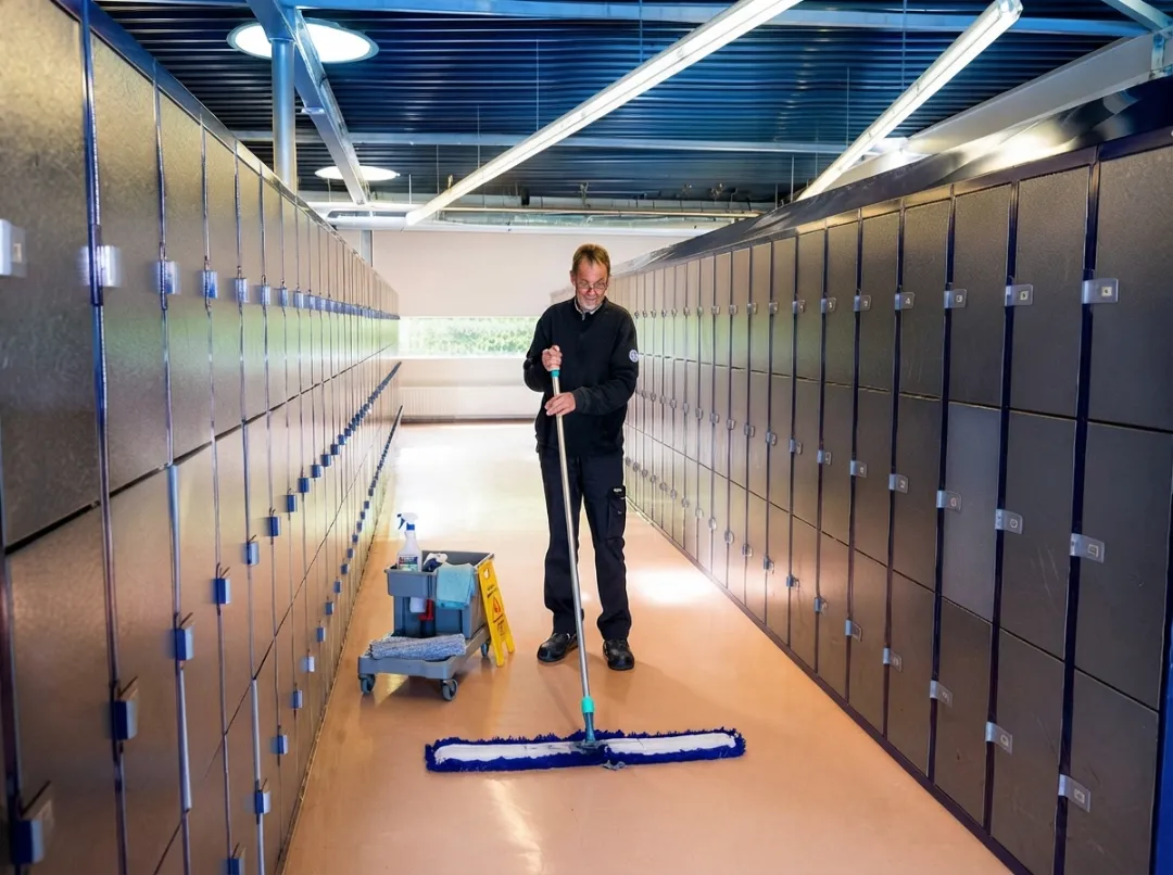 iPhone met de One Go-app die schoonmaaktaken toont