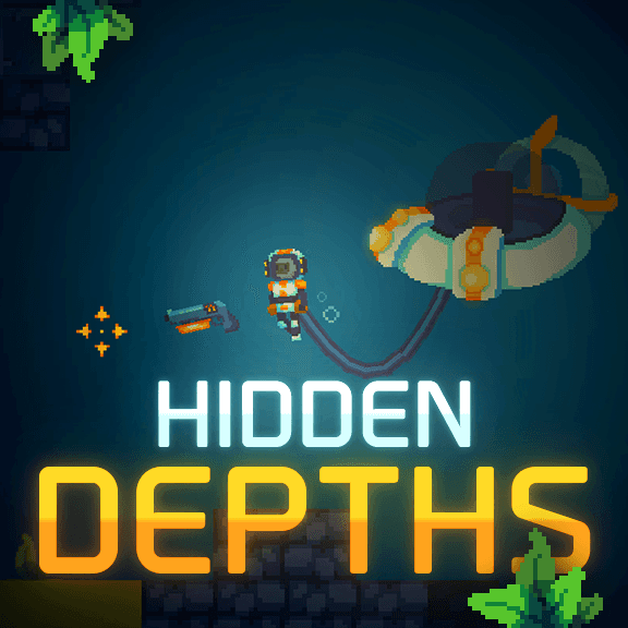 Hidden Depths Game Cover - By Samuel Tomé, Designer & Game Developer