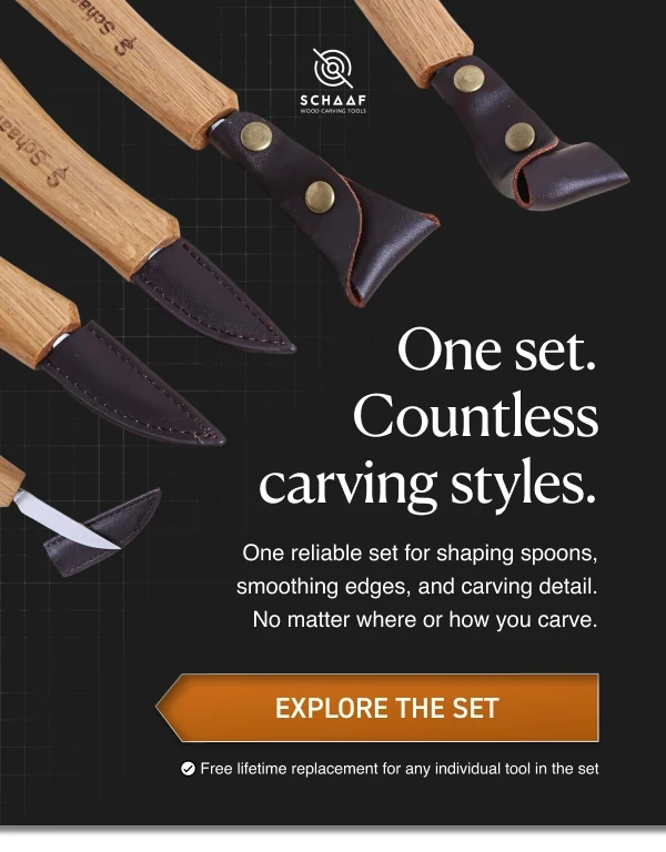Schaaf Tools: One set. Countless carving styles.. Cropped email preview.