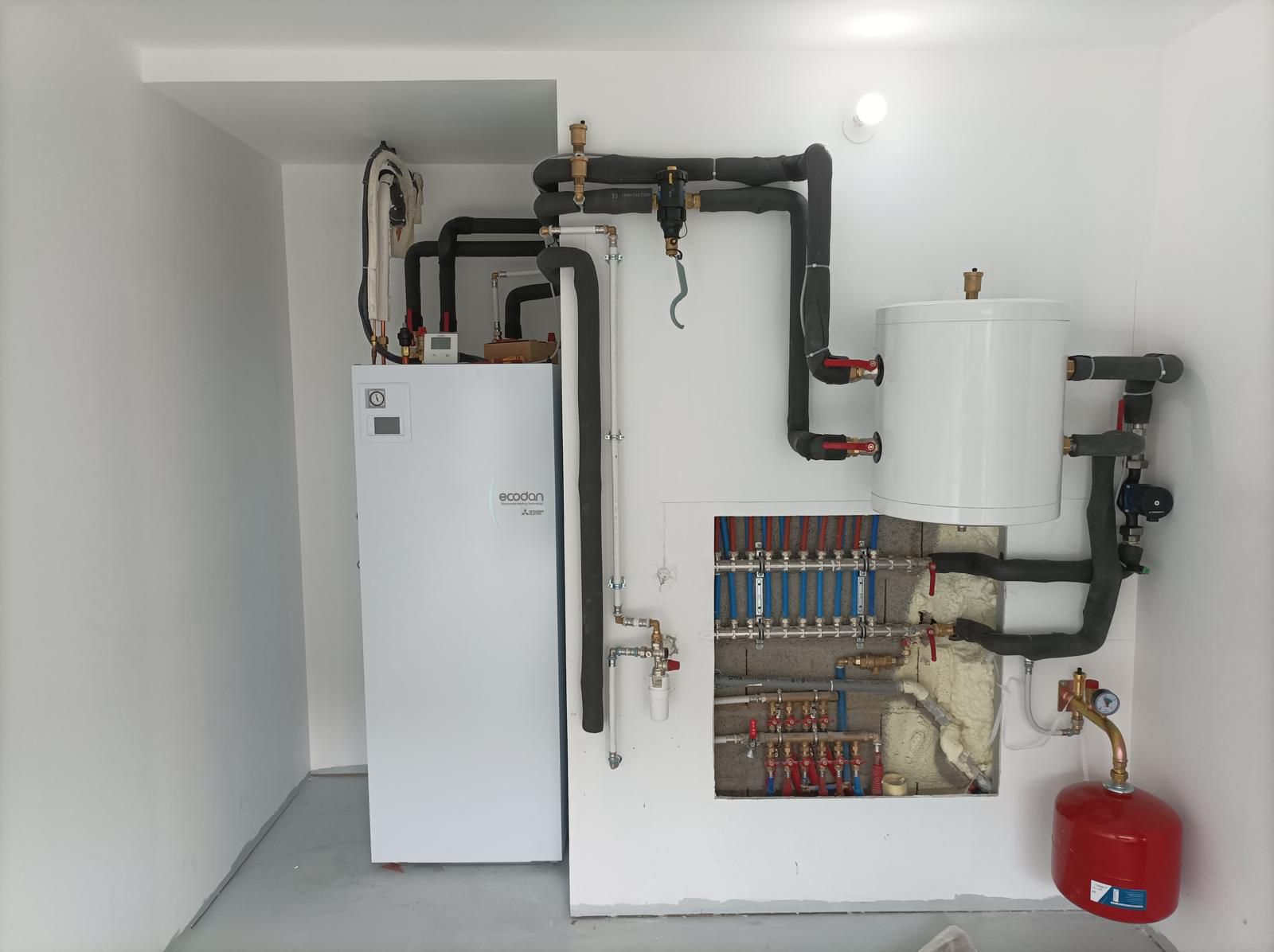 Installation d'une pompe à chaleur fini