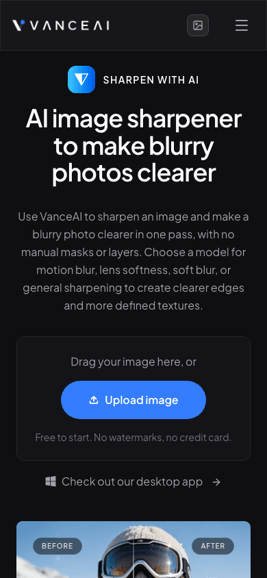 Image Sharpener 移动端