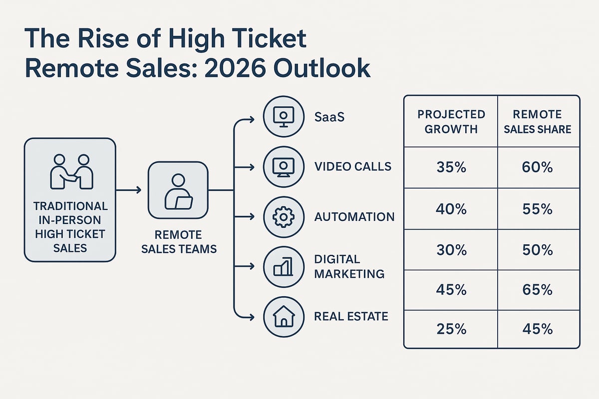 The Rise of High Ticket Remote Sales: Trends & Opportunities