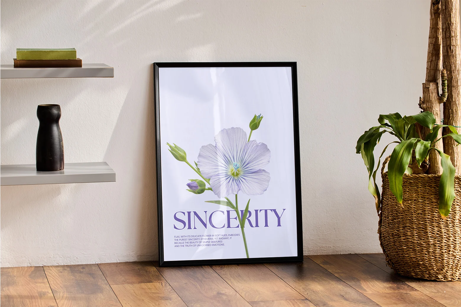 one of the three versions of the Flower Languages poster