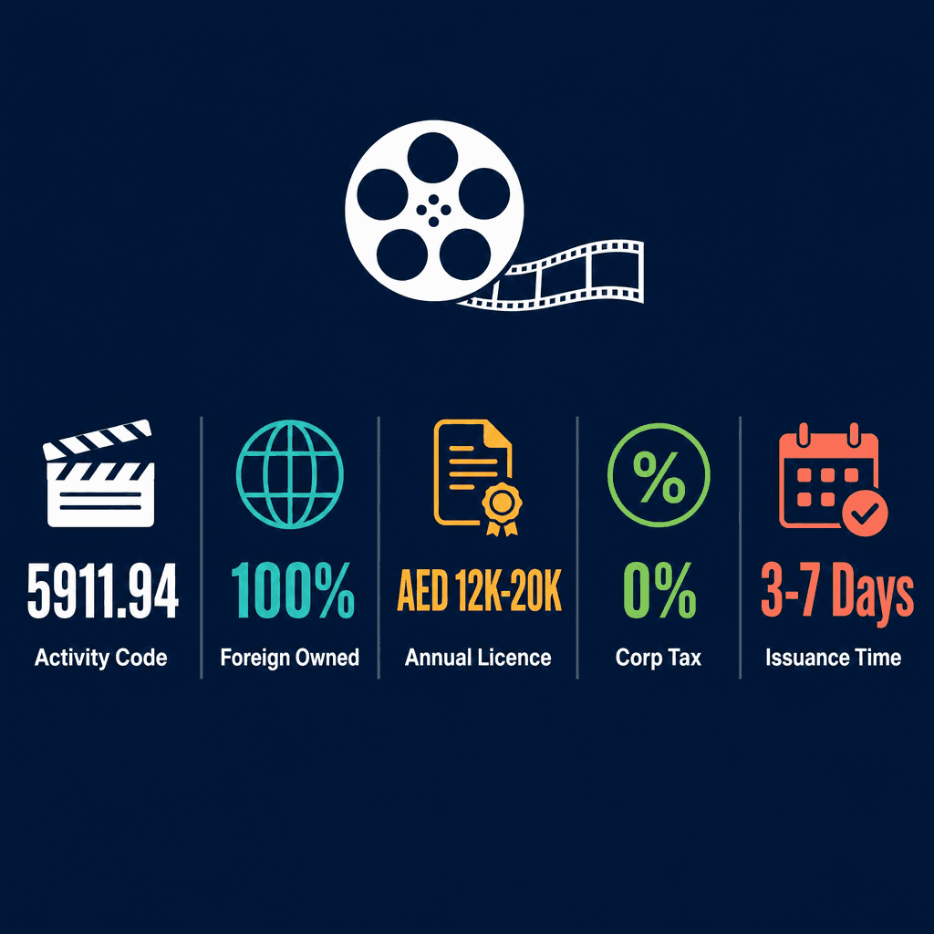 Infographic: How to Get a Motion Picture Production Business License in Dubai
