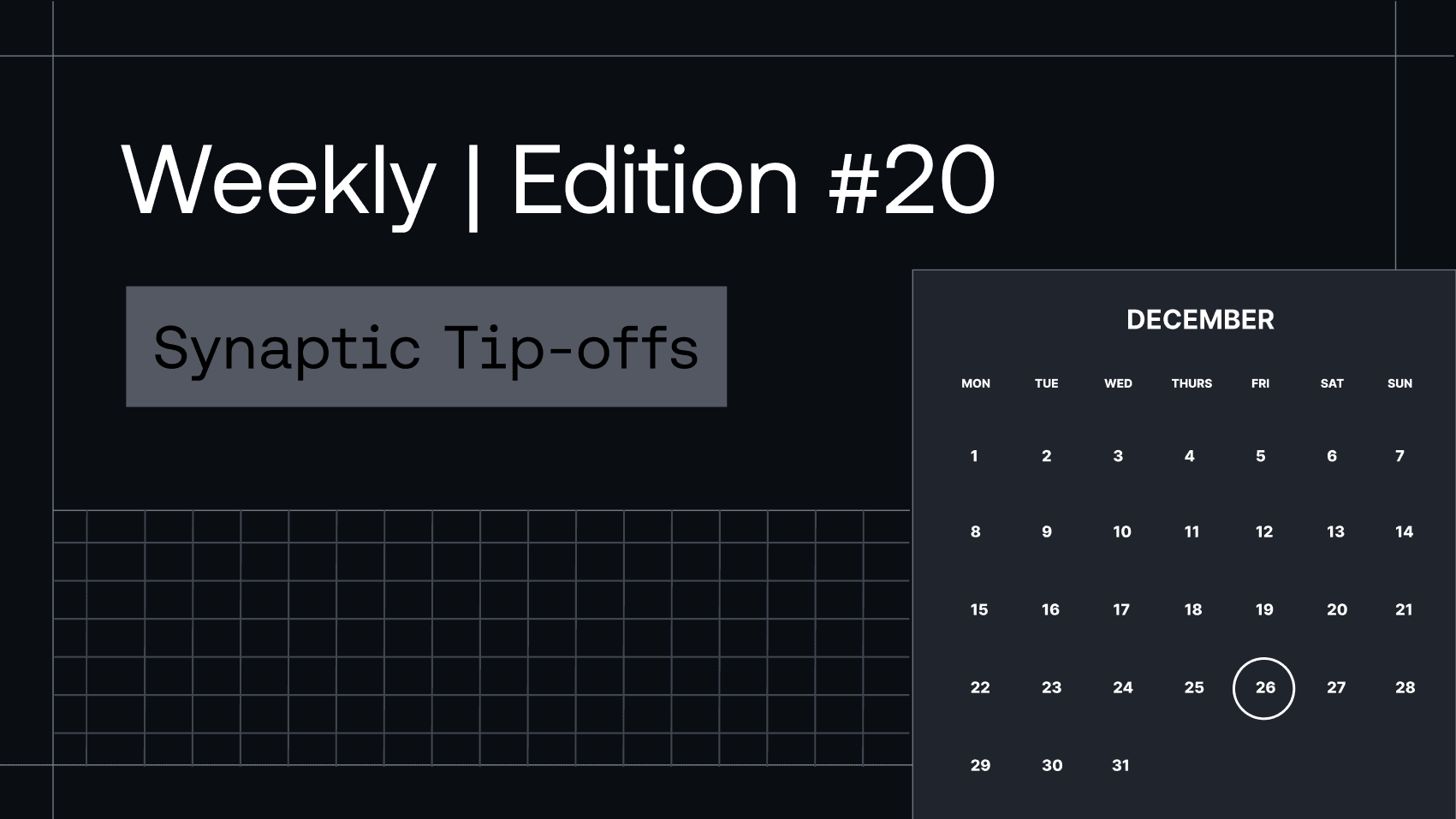 Tip-Offs by Synaptic