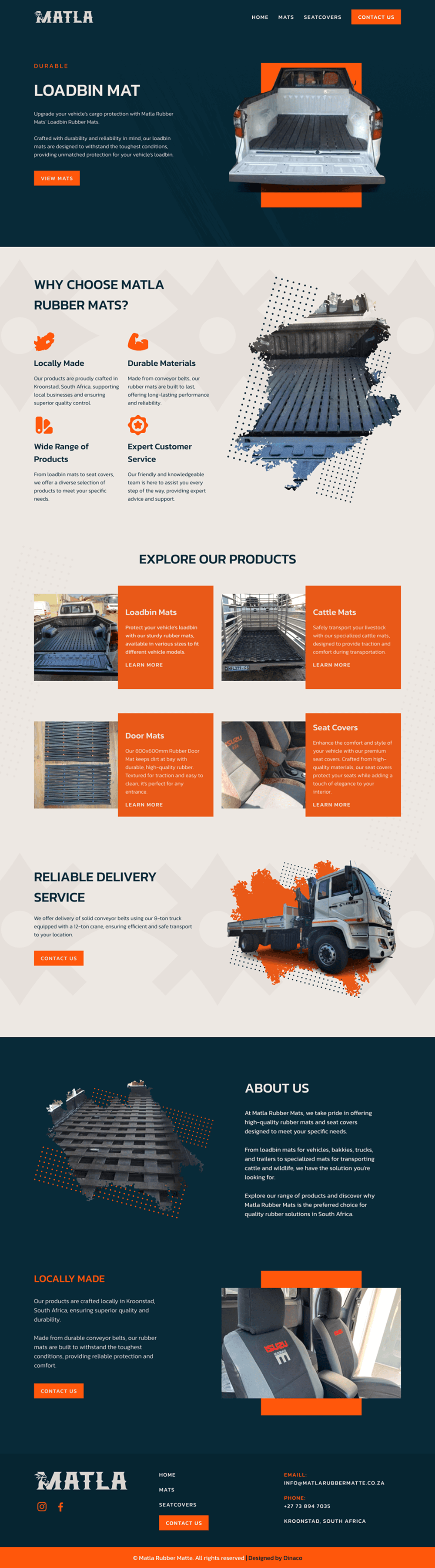 A full website screenshot.