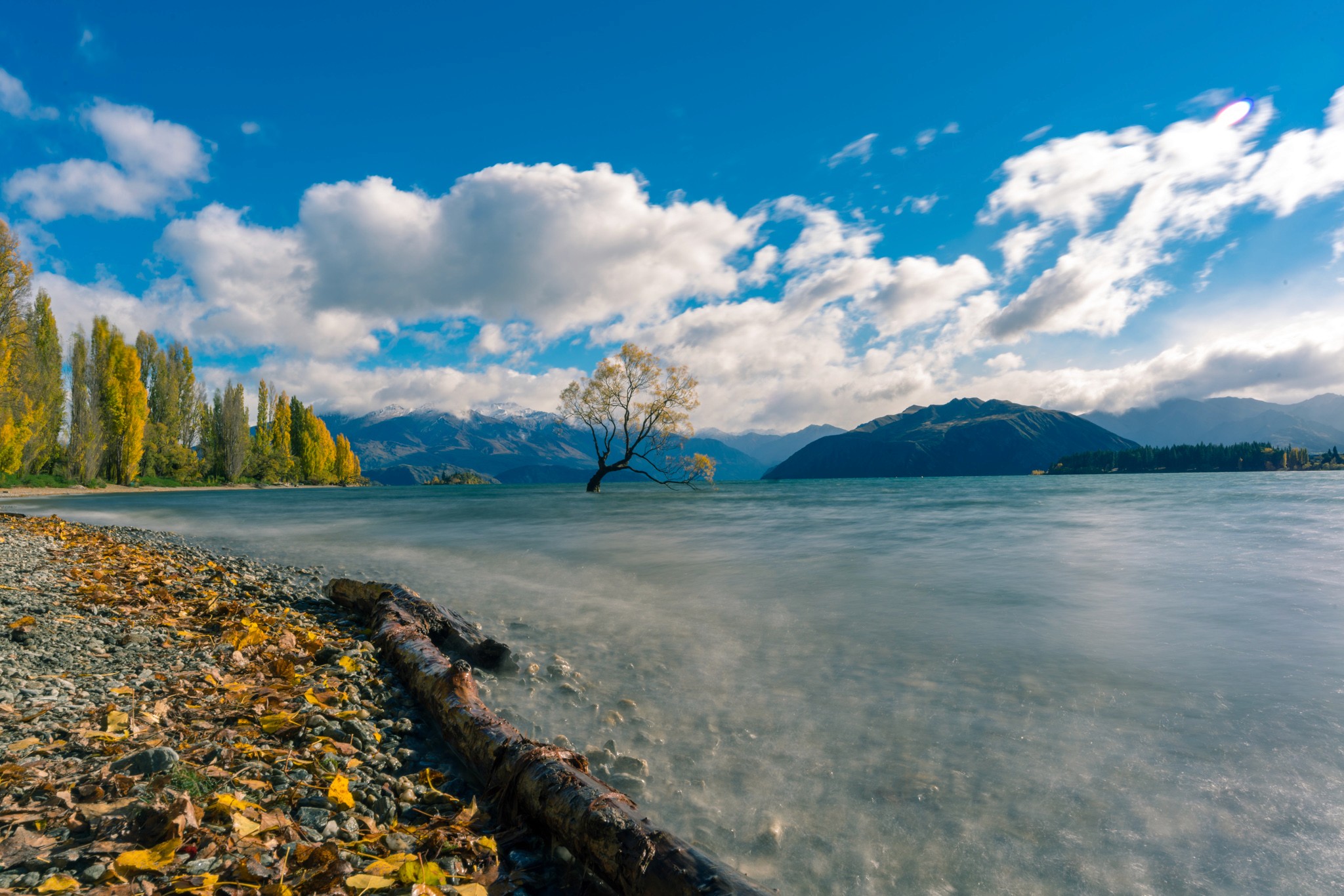 image of a man in a lake