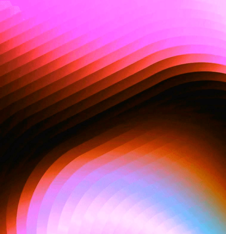 Abstract wavy gradient of green and yellow colors