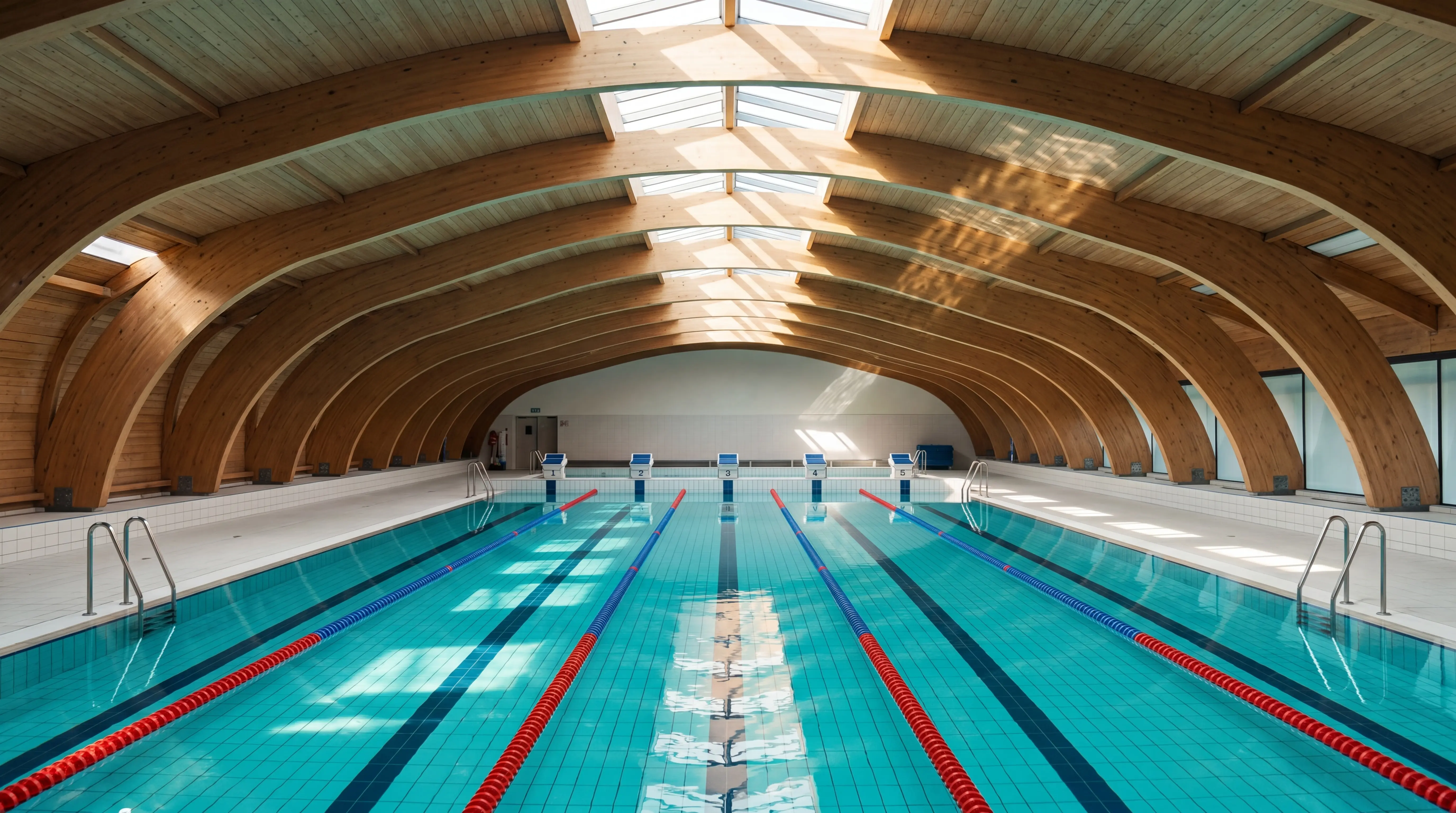 Photo of an sports academy indoor swimming pool