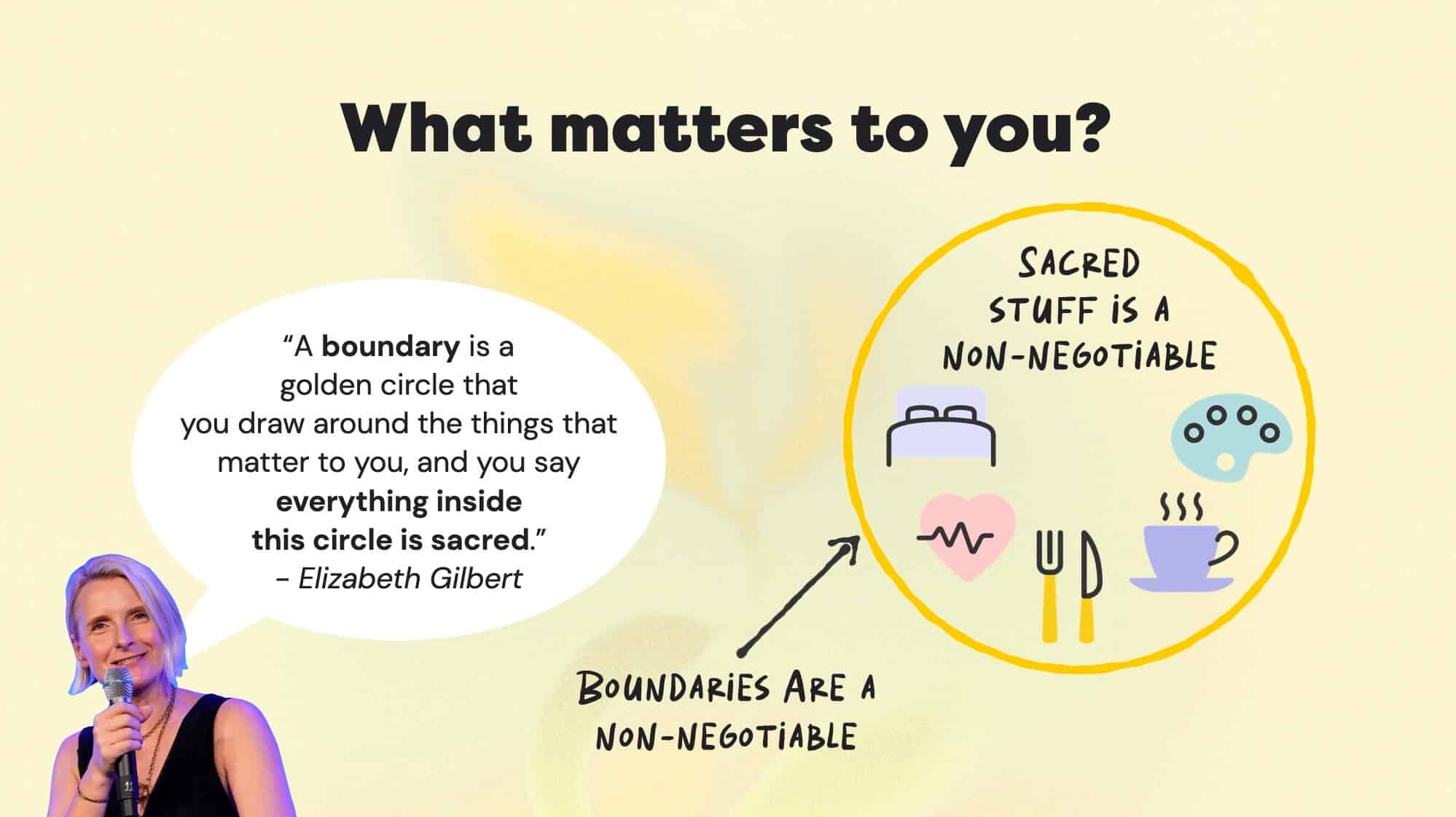 Elizabeth Gilbert Boundaries