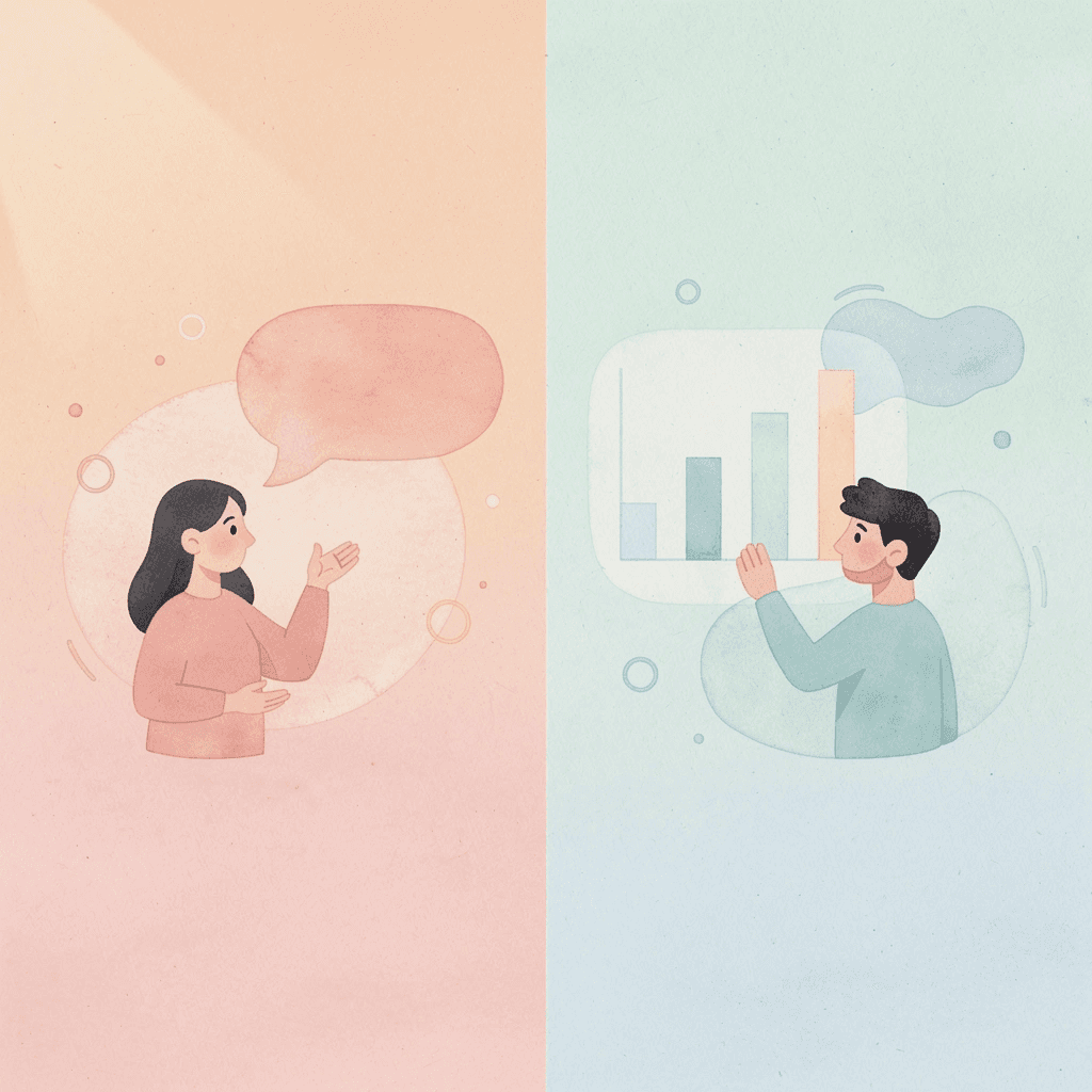 Split scene showing chaotic document handling versus organized workflow