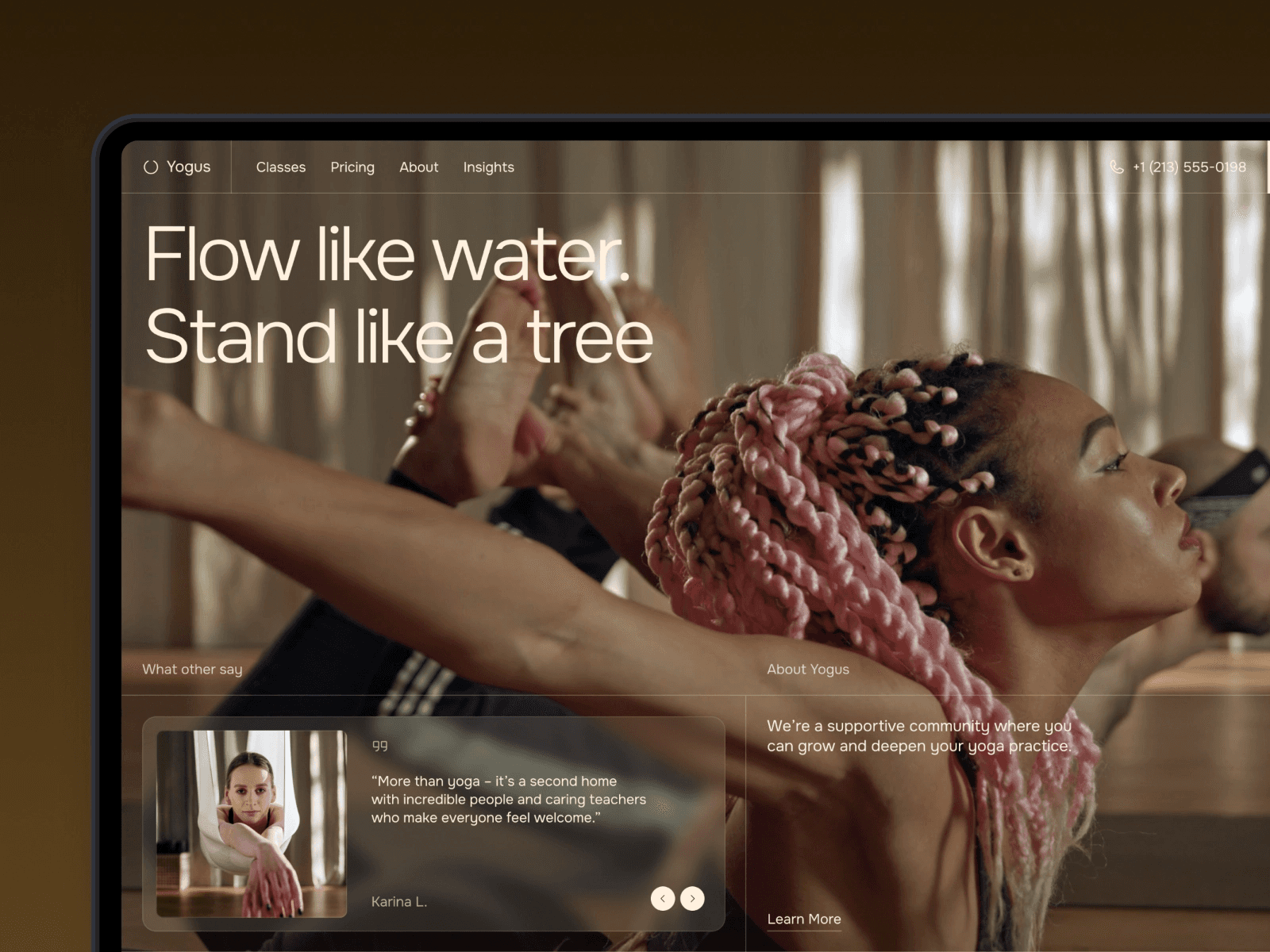 Yogus - Health Framer Template