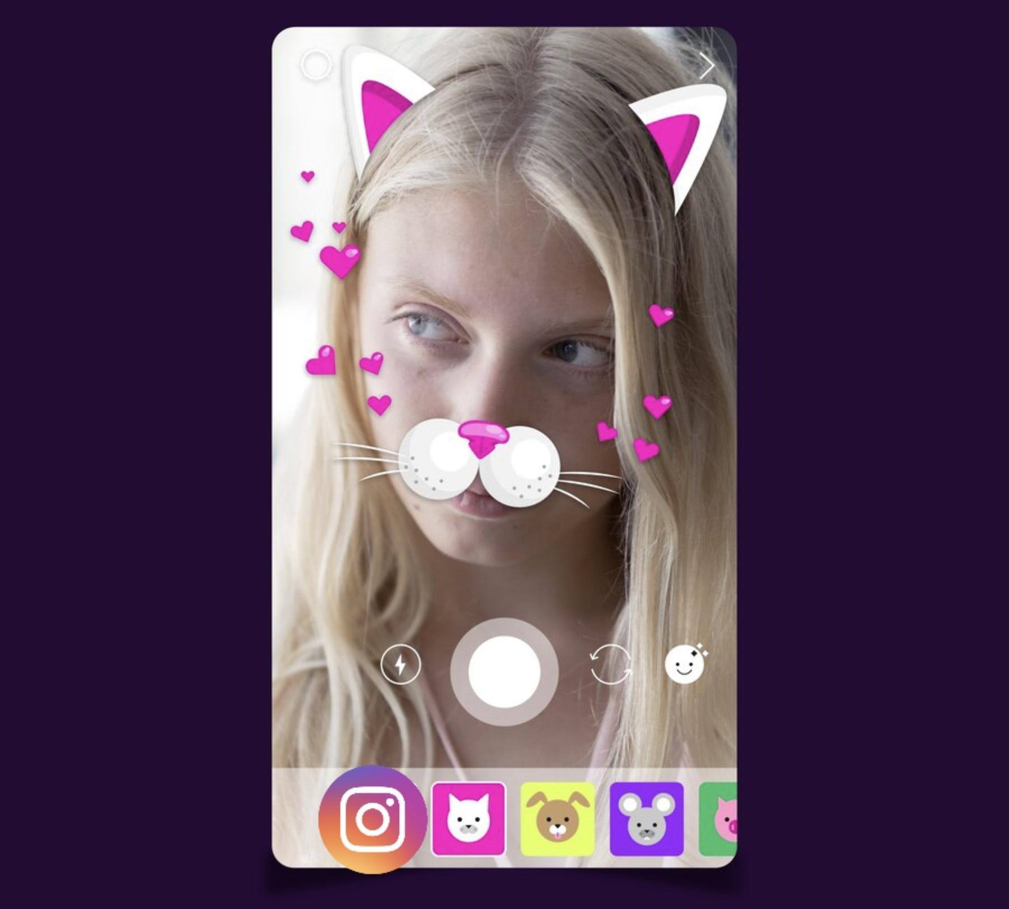 Using Augmented Reality filters in social media campaigns
