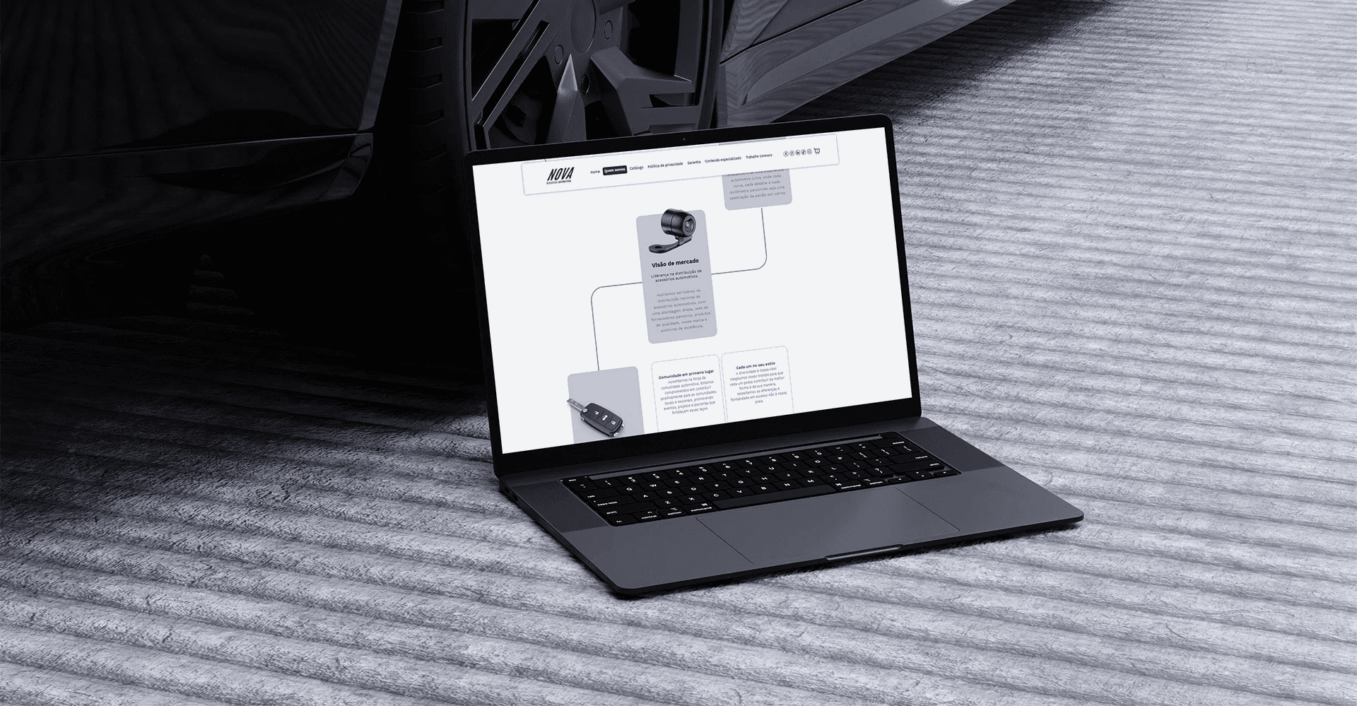 Example work of branding design