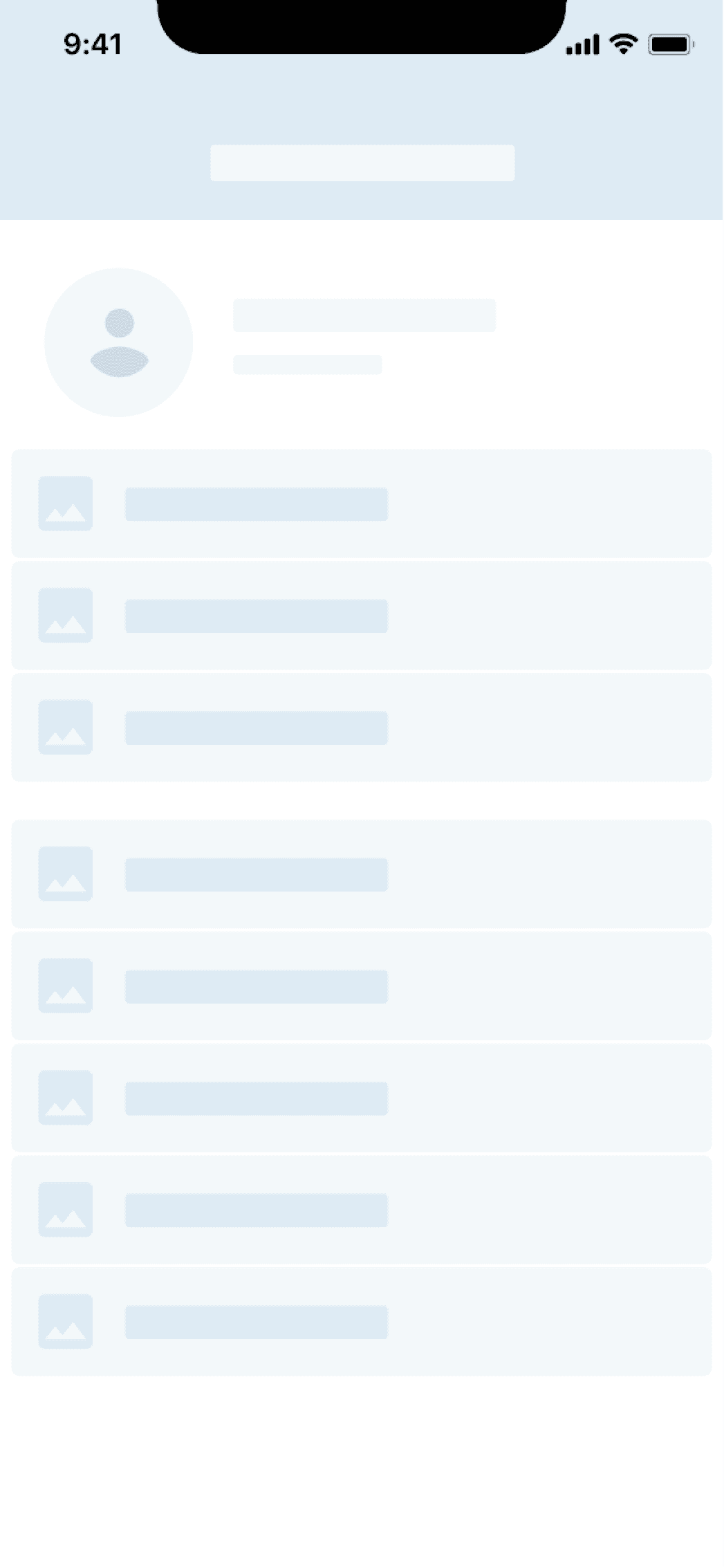 Mobile UI