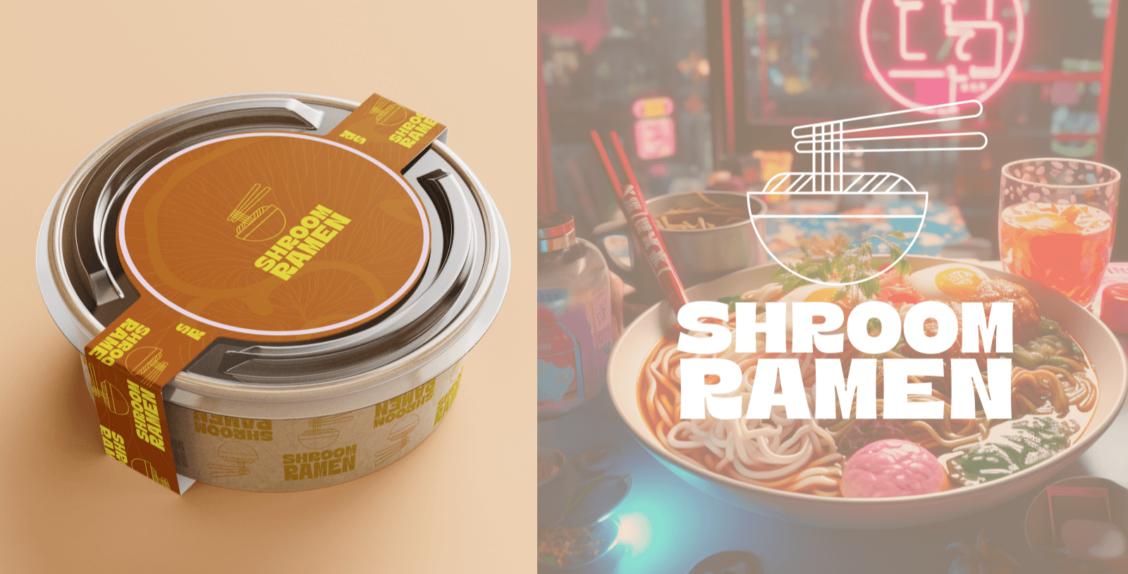 a ramen delivery box