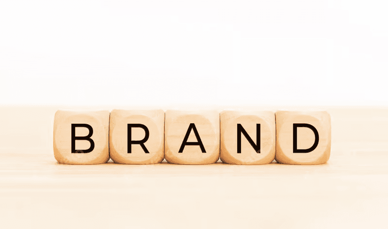 Illustration showing the word “Brand”