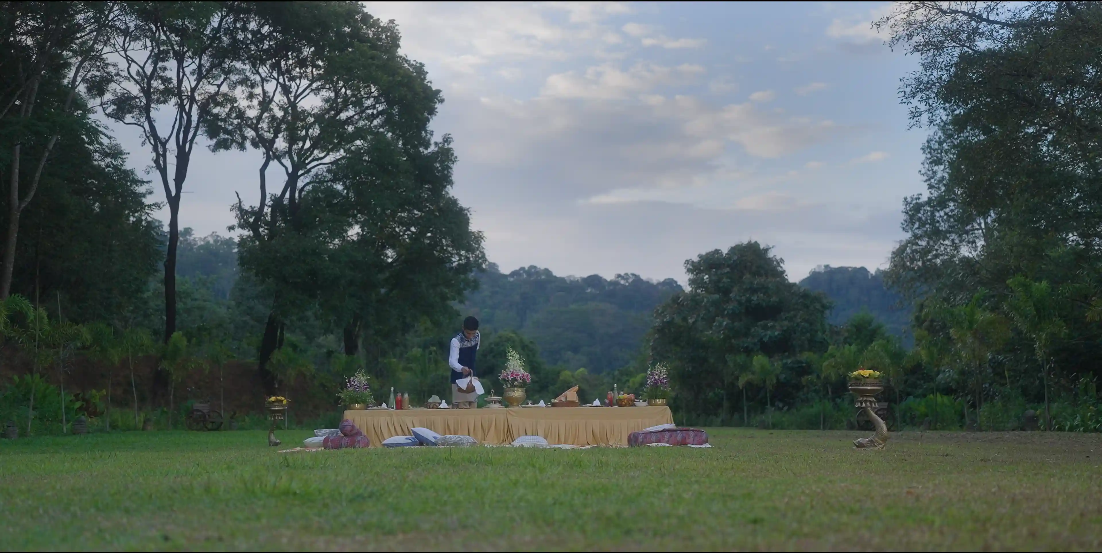 Film still from Timbertales Presidential Villa, Coorg — launch film by Tushar Rajpurohit