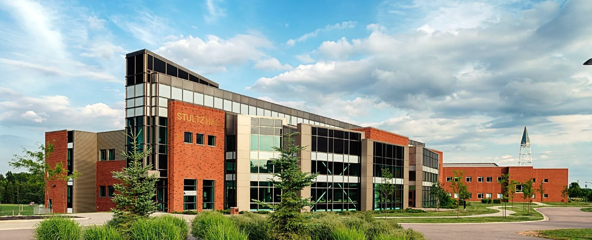 white university during daytime