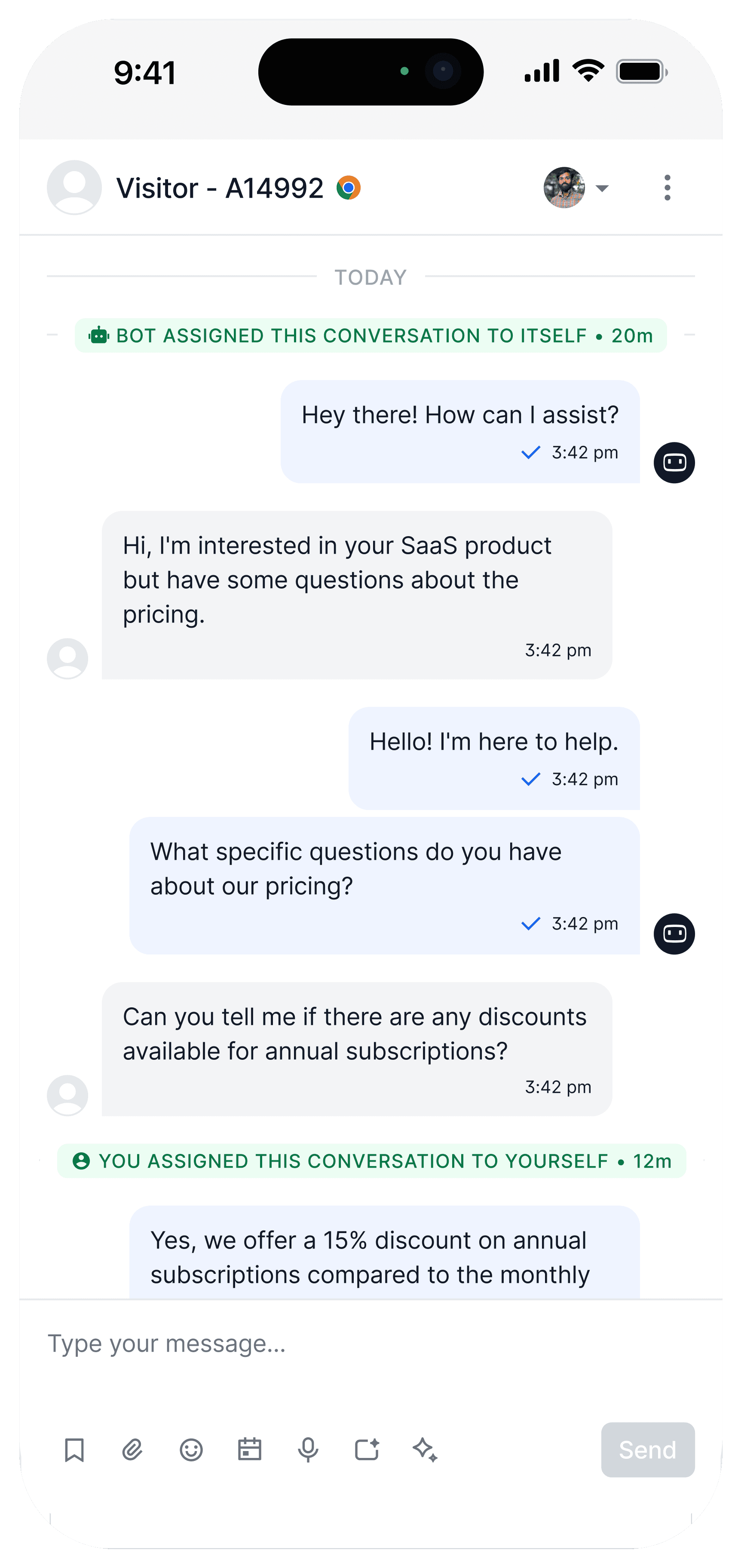 mobile app