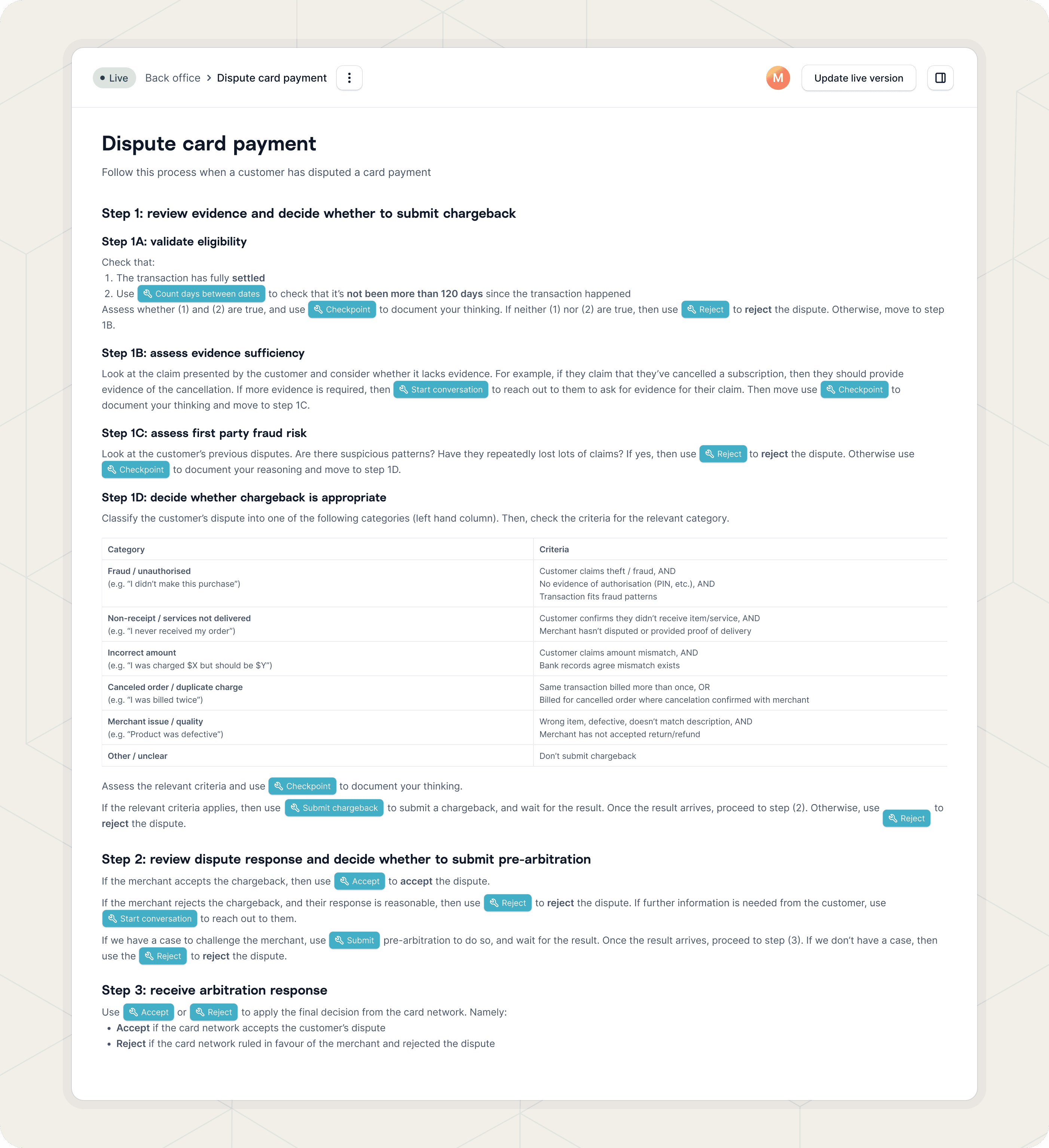 Procedure-example