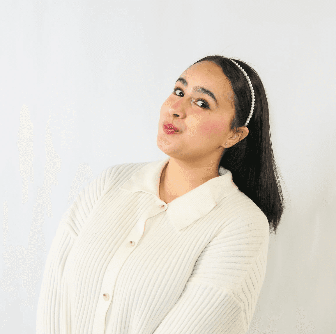 A portrait of a young man smiling