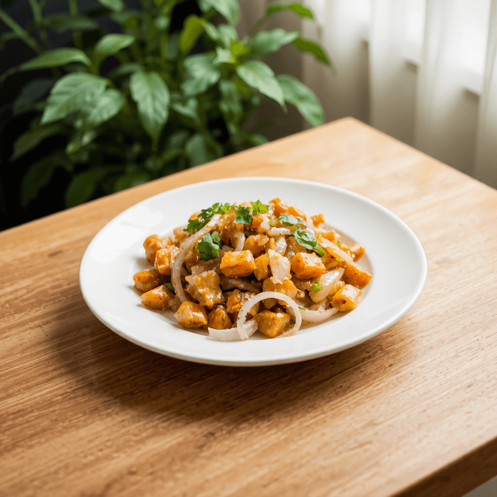 product photography of plate of food