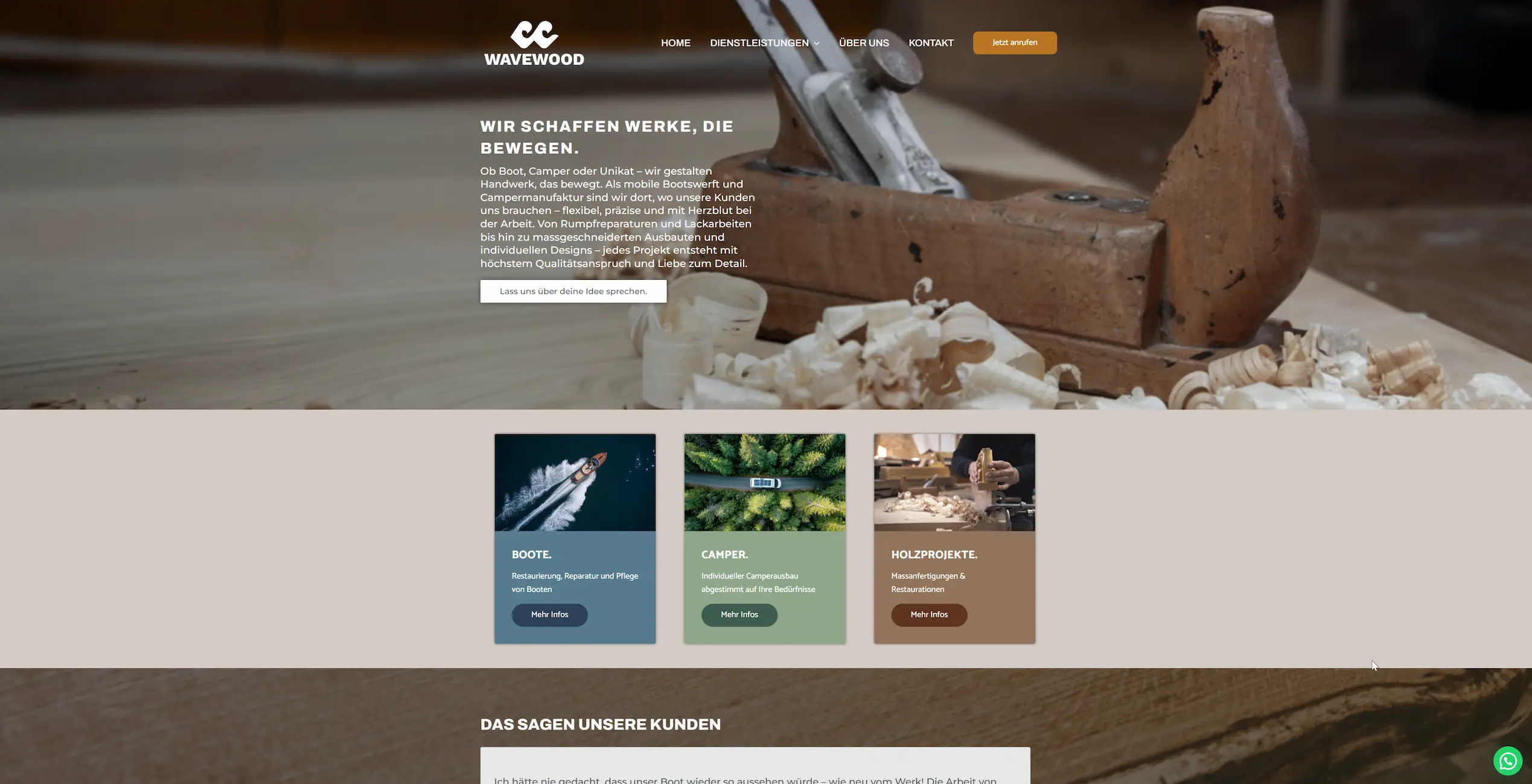 Homescreen Wavewood GmbH