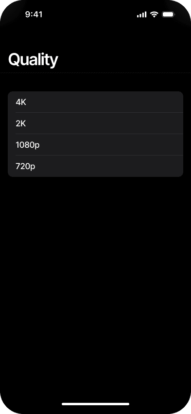 App screenshot