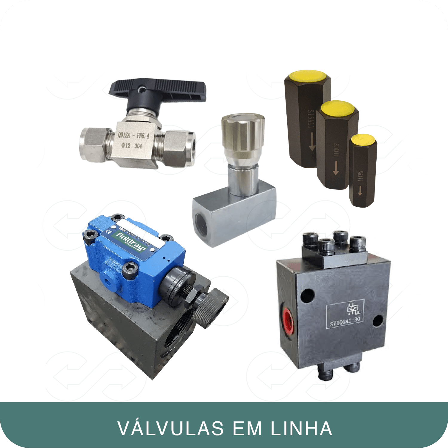Válvulas em Linha