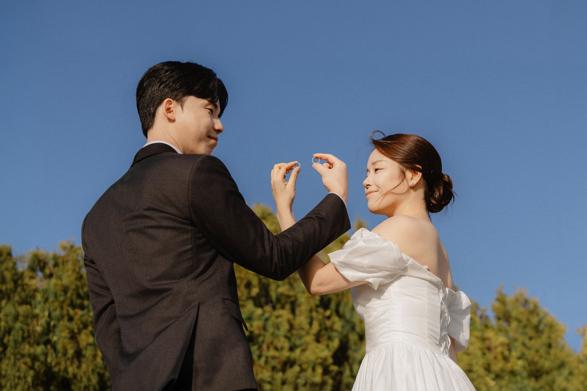 서울 노을공원 웨딩스냅 후기 | 마지아필름이 담아낸 벚꽃과 노을의 감성 기록