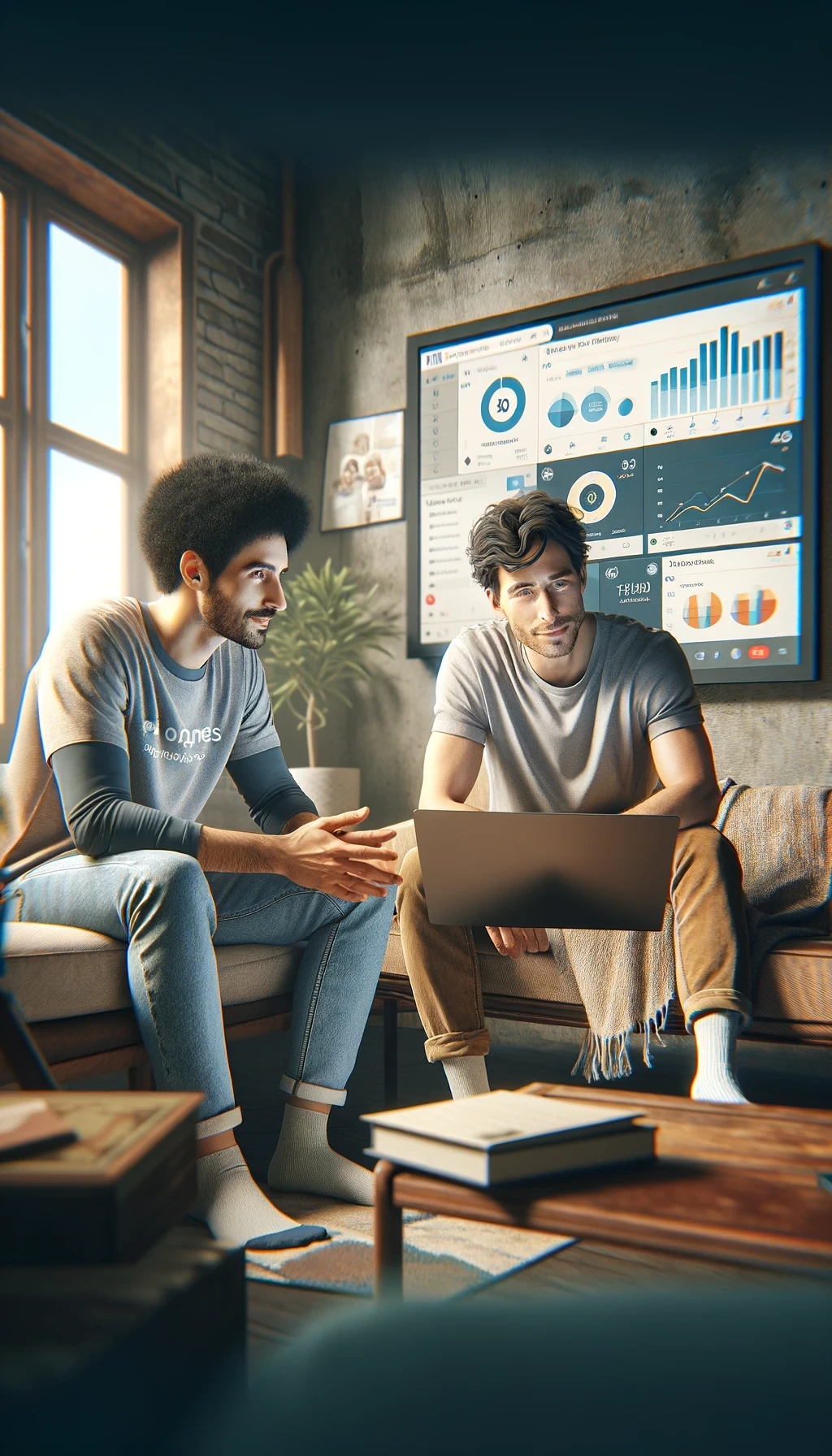 Woman with a headset