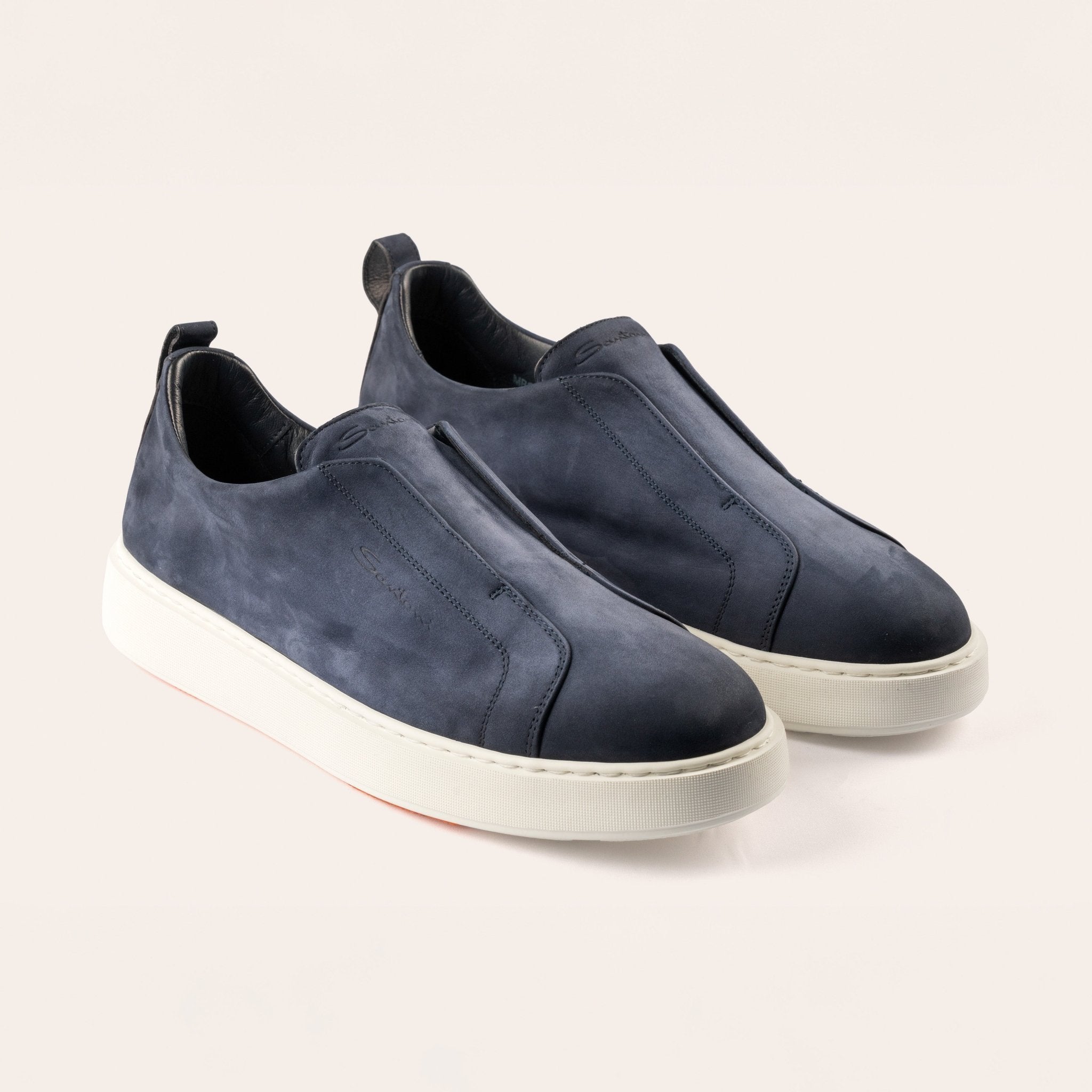 Men’s blue slip - on sneaker - Mandelli UK